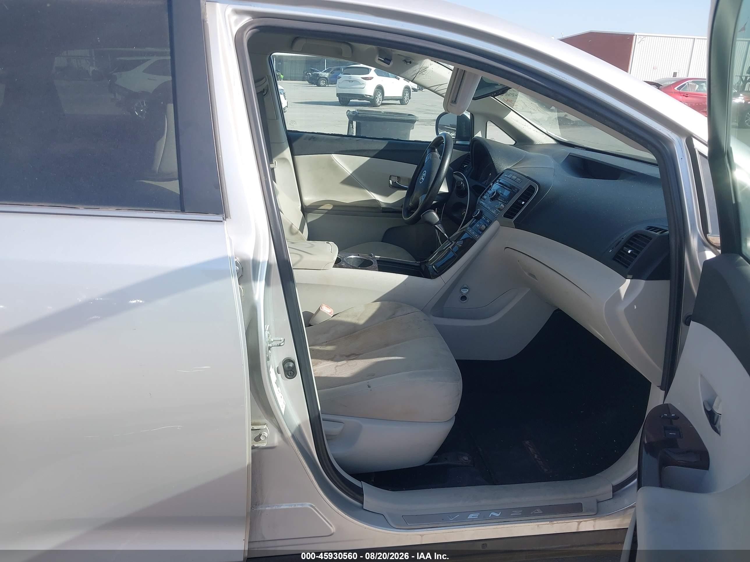 2009 Toyota Venza Base V6 Silver vin: 4T3ZK11A99U014129