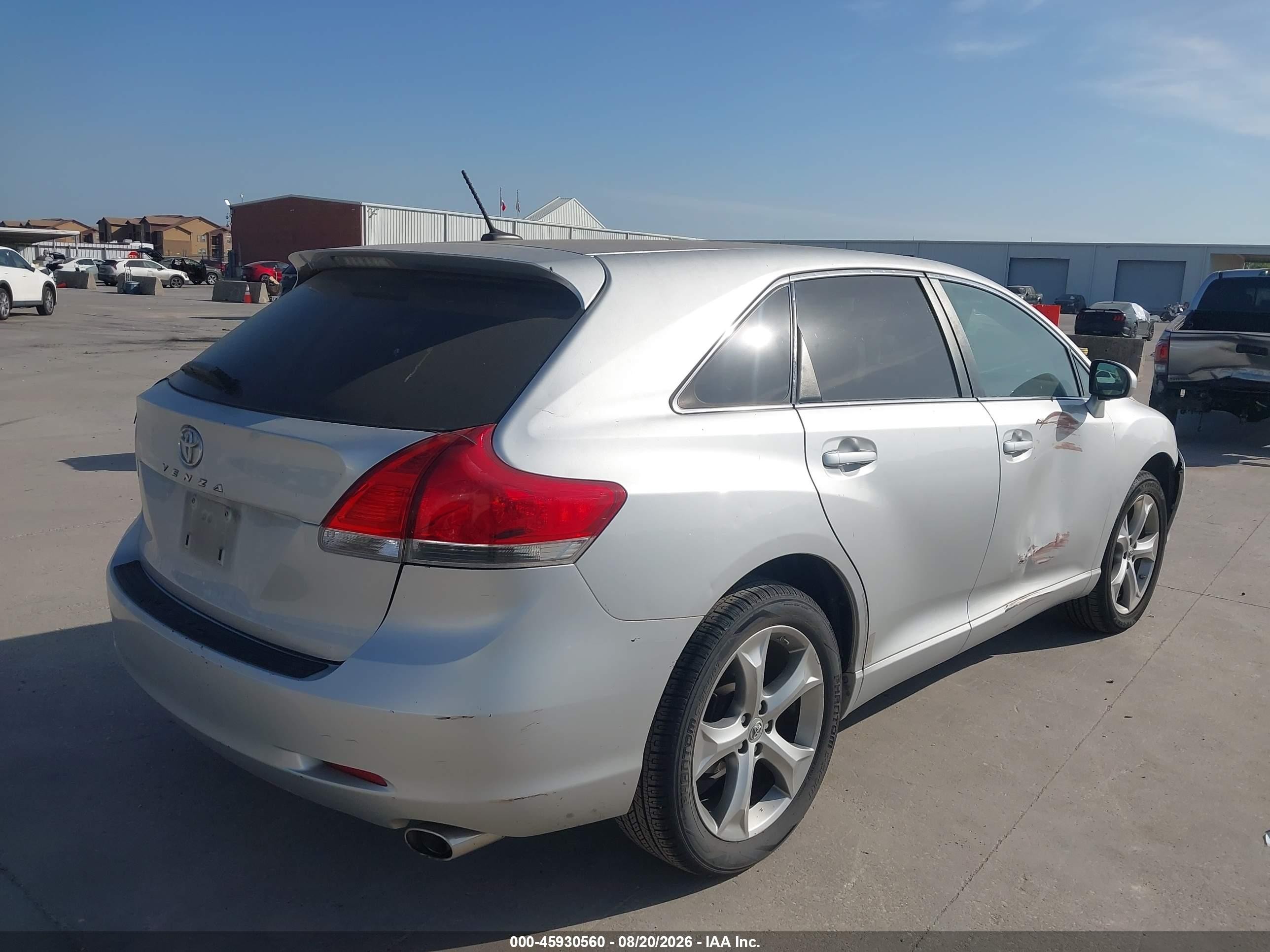 2009 Toyota Venza Base V6 Silver vin: 4T3ZK11A99U014129