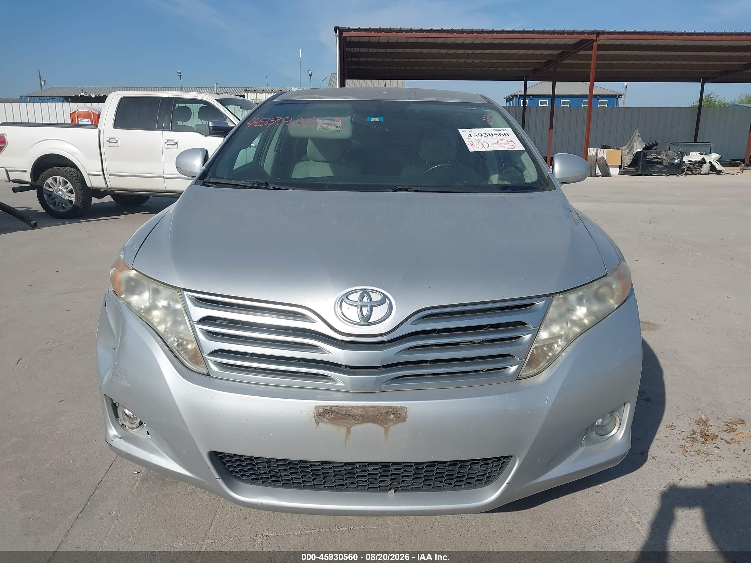 2009 Toyota Venza Base V6 Silver vin: 4T3ZK11A99U014129