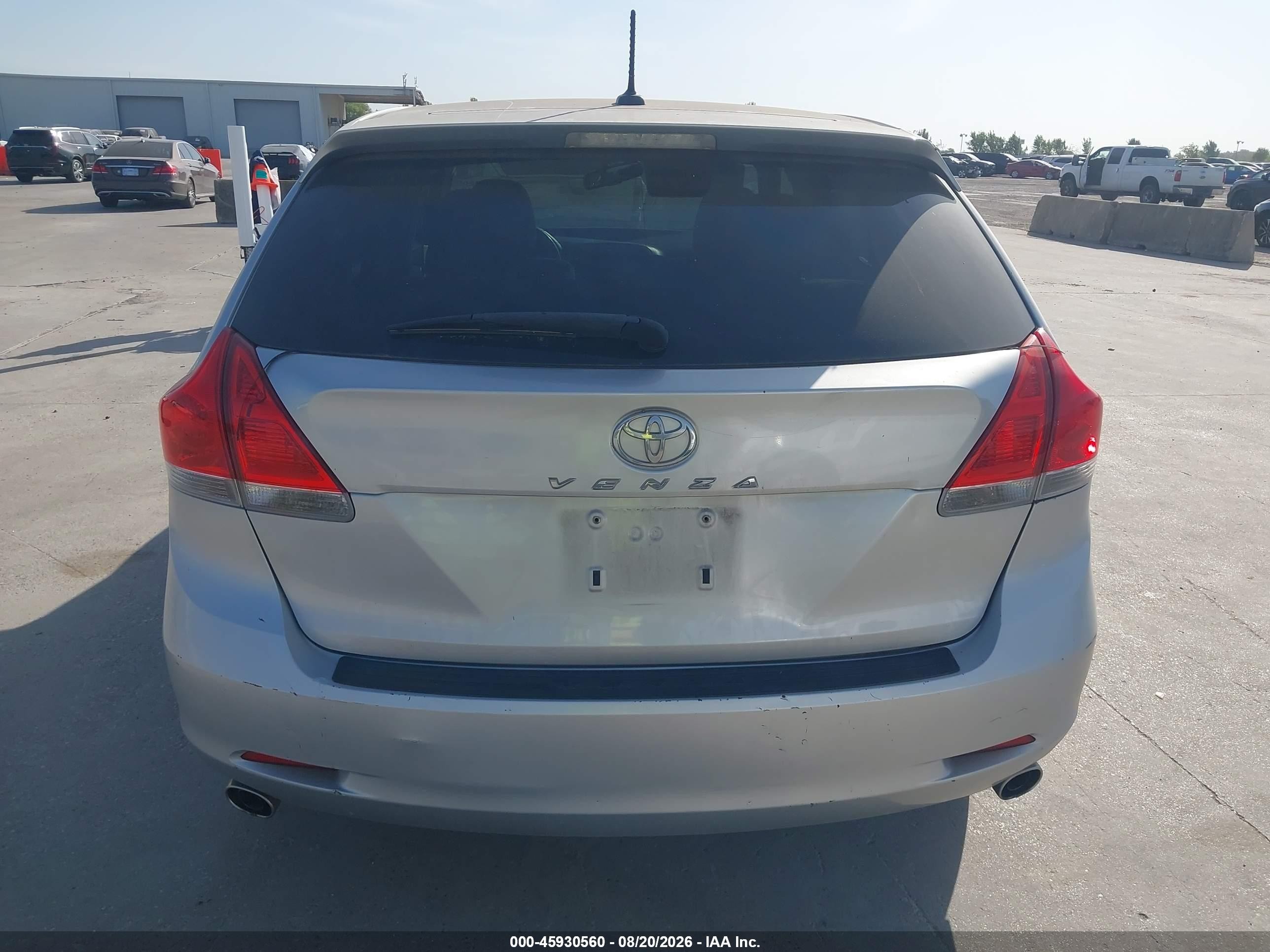 2009 Toyota Venza Base V6 Silver vin: 4T3ZK11A99U014129