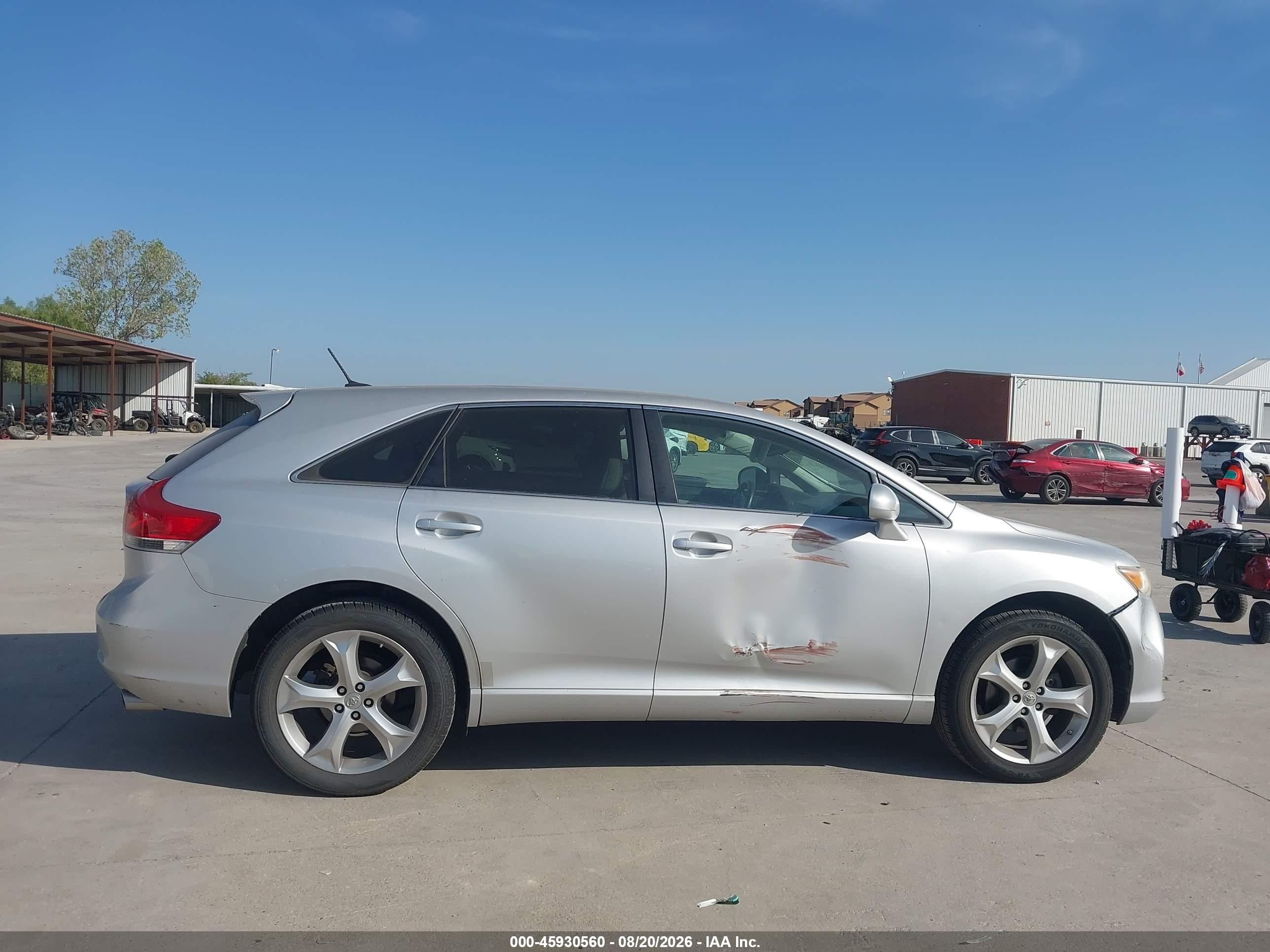 2009 Toyota Venza Base V6 Silver vin: 4T3ZK11A99U014129