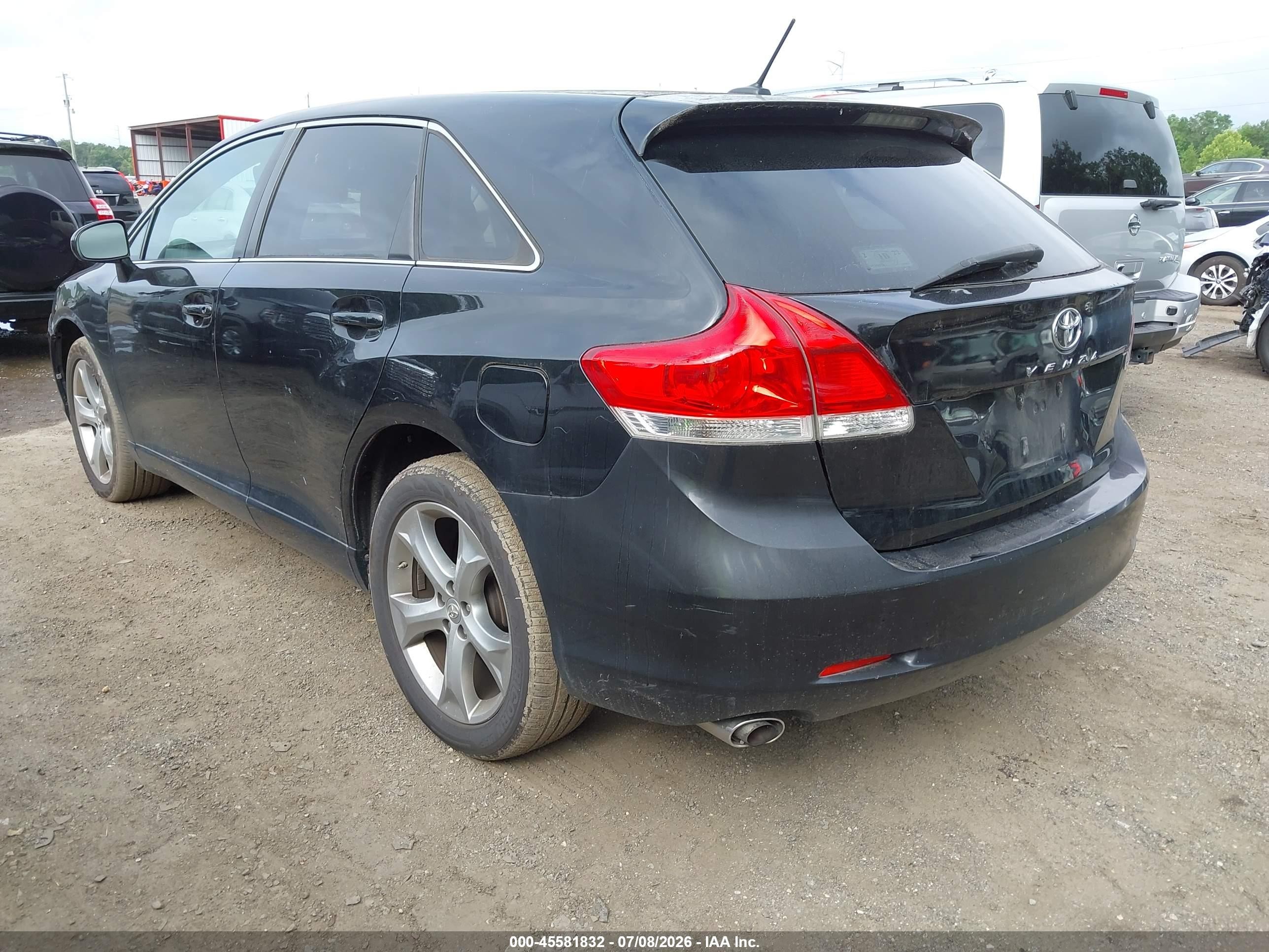 2009 Toyota Venza Base V6 Black vin: 4T3ZK11AX9U007481