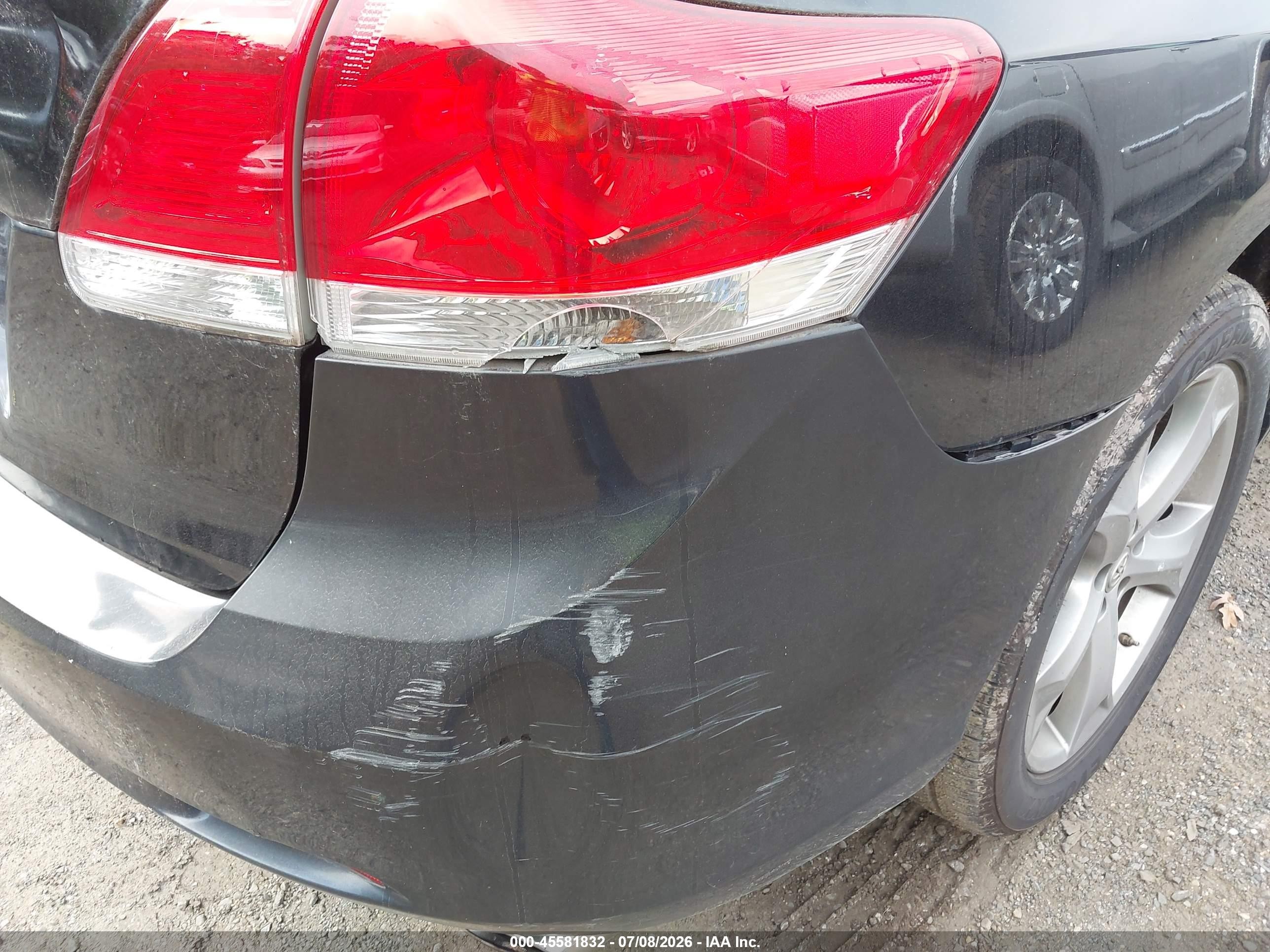 2009 Toyota Venza Base V6 Black vin: 4T3ZK11AX9U007481