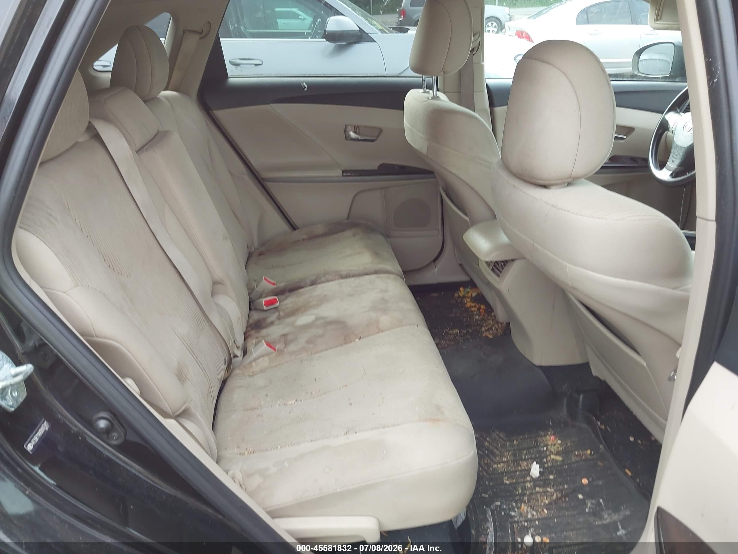 2009 Toyota Venza Base V6 Black vin: 4T3ZK11AX9U007481