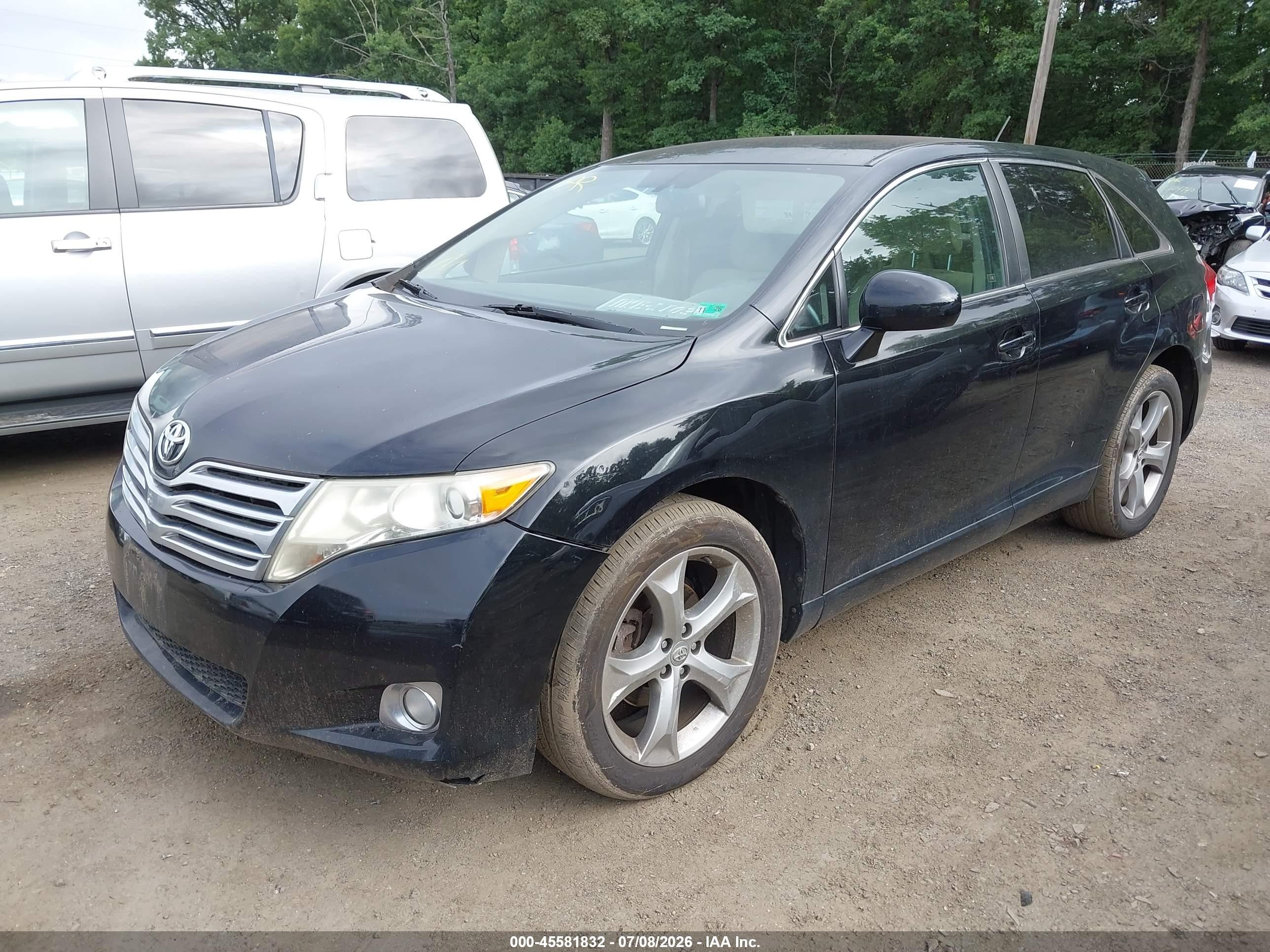 2009 Toyota Venza Base V6 Black vin: 4T3ZK11AX9U007481