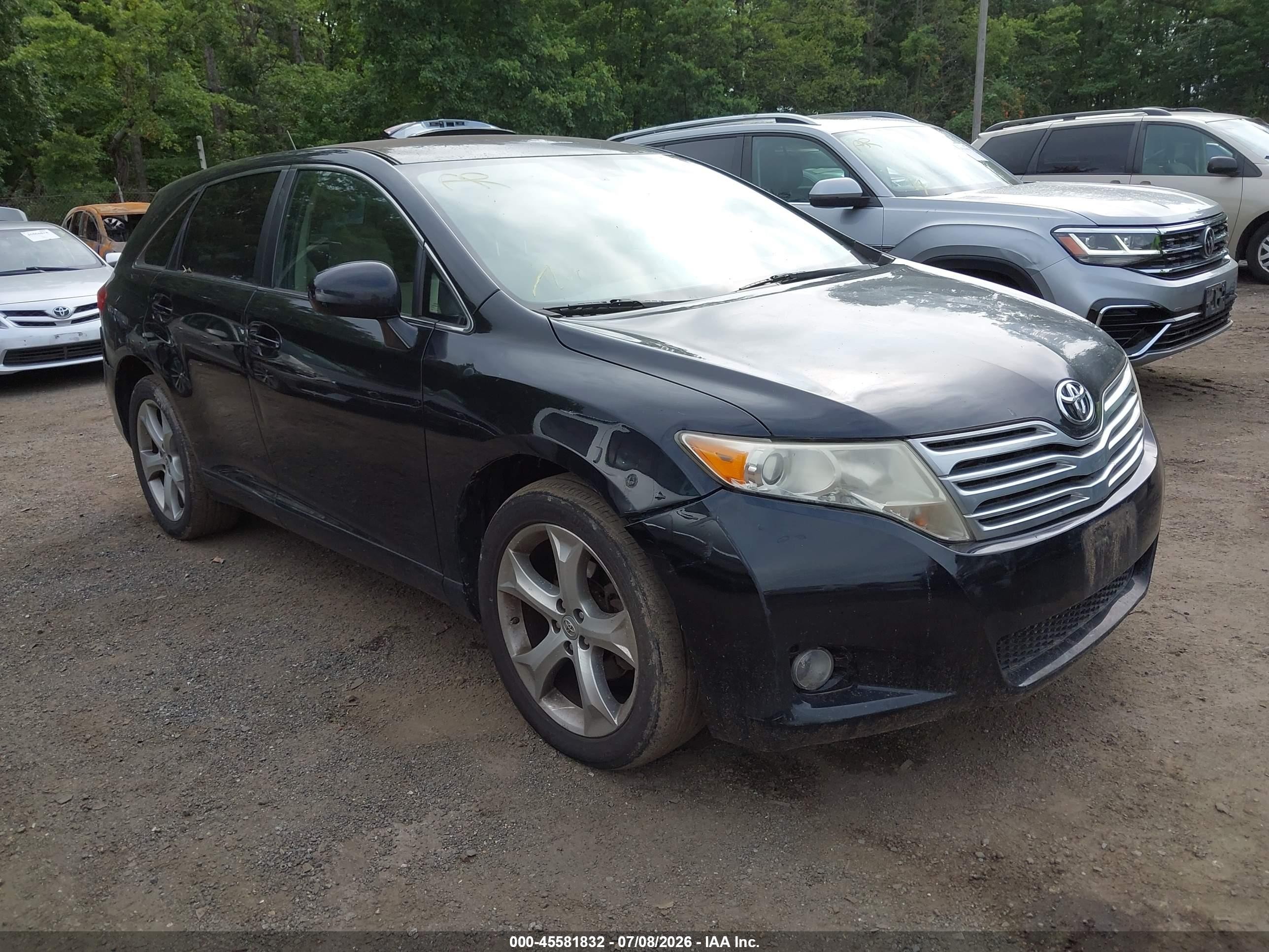 2009 Toyota Venza Base V6 Black vin: 4T3ZK11AX9U007481