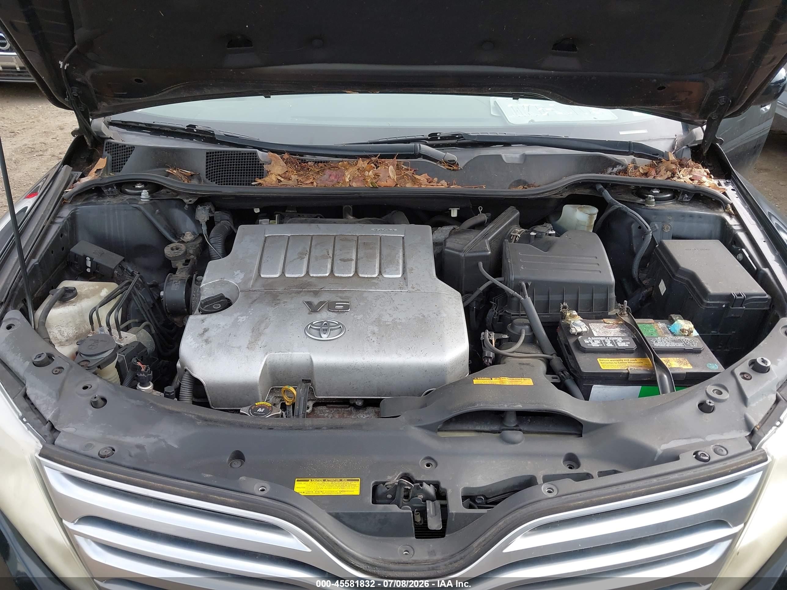 2009 Toyota Venza Base V6 Black vin: 4T3ZK11AX9U007481