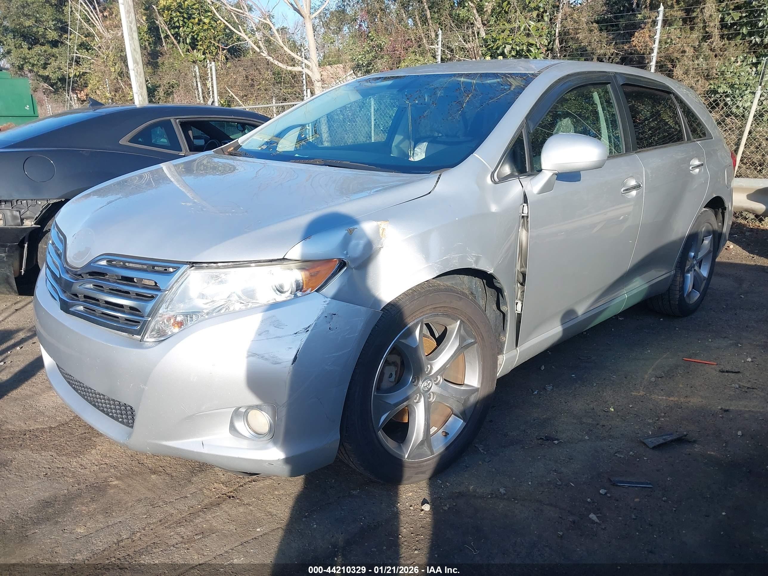 2009 Toyota Venza Base V6 Silver vin: 4T3ZK11AX9U007867