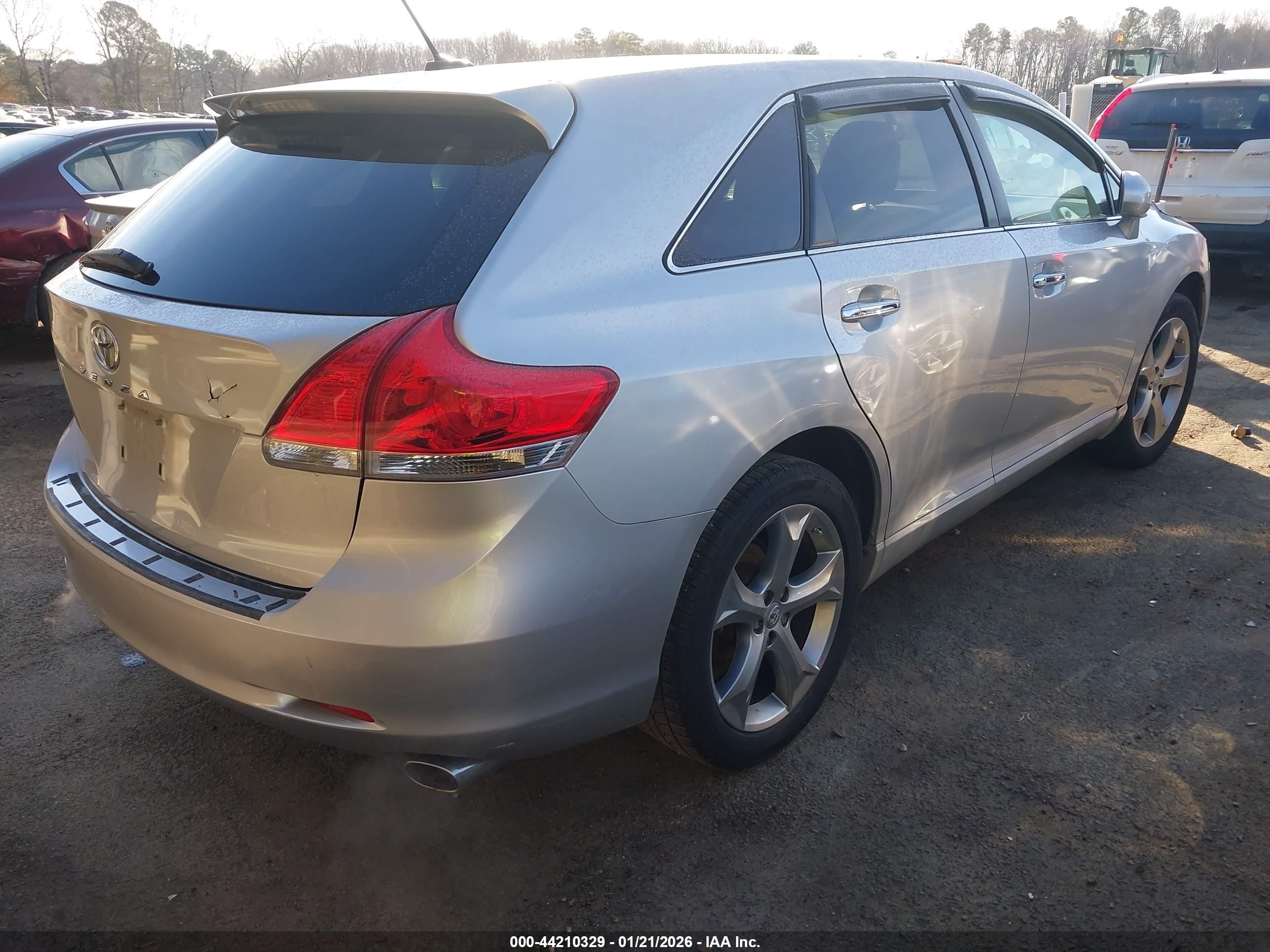 2009 Toyota Venza Base V6 Silver vin: 4T3ZK11AX9U007867