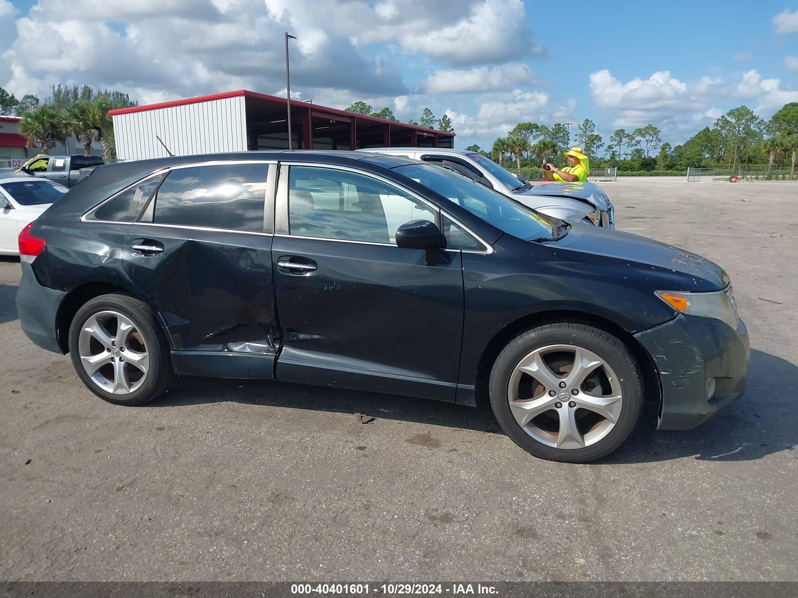 2009 Toyota Venza Base V6 Black vin: 4T3ZK11AX9U007884