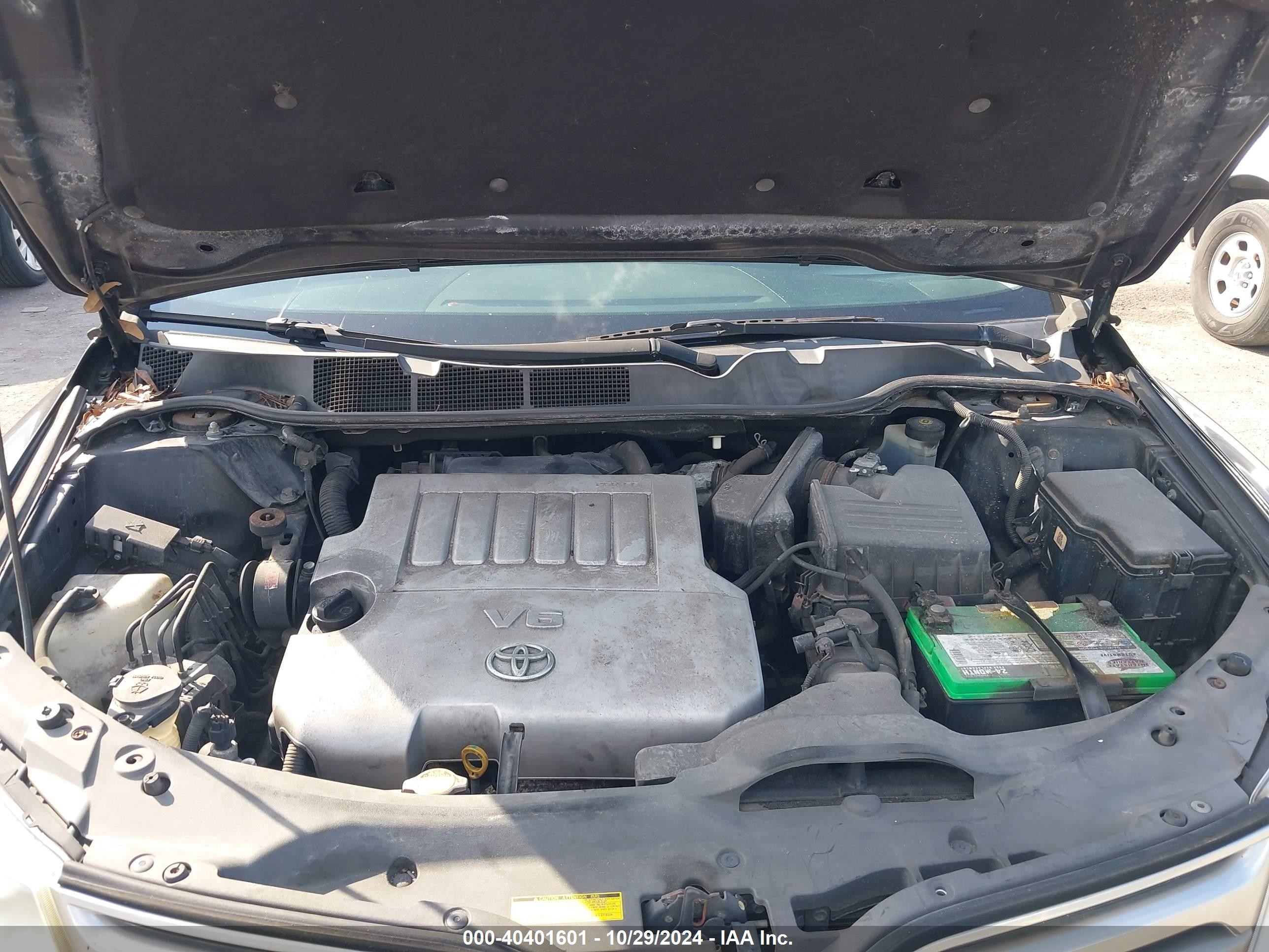 2009 Toyota Venza Base V6 Black vin: 4T3ZK11AX9U007884