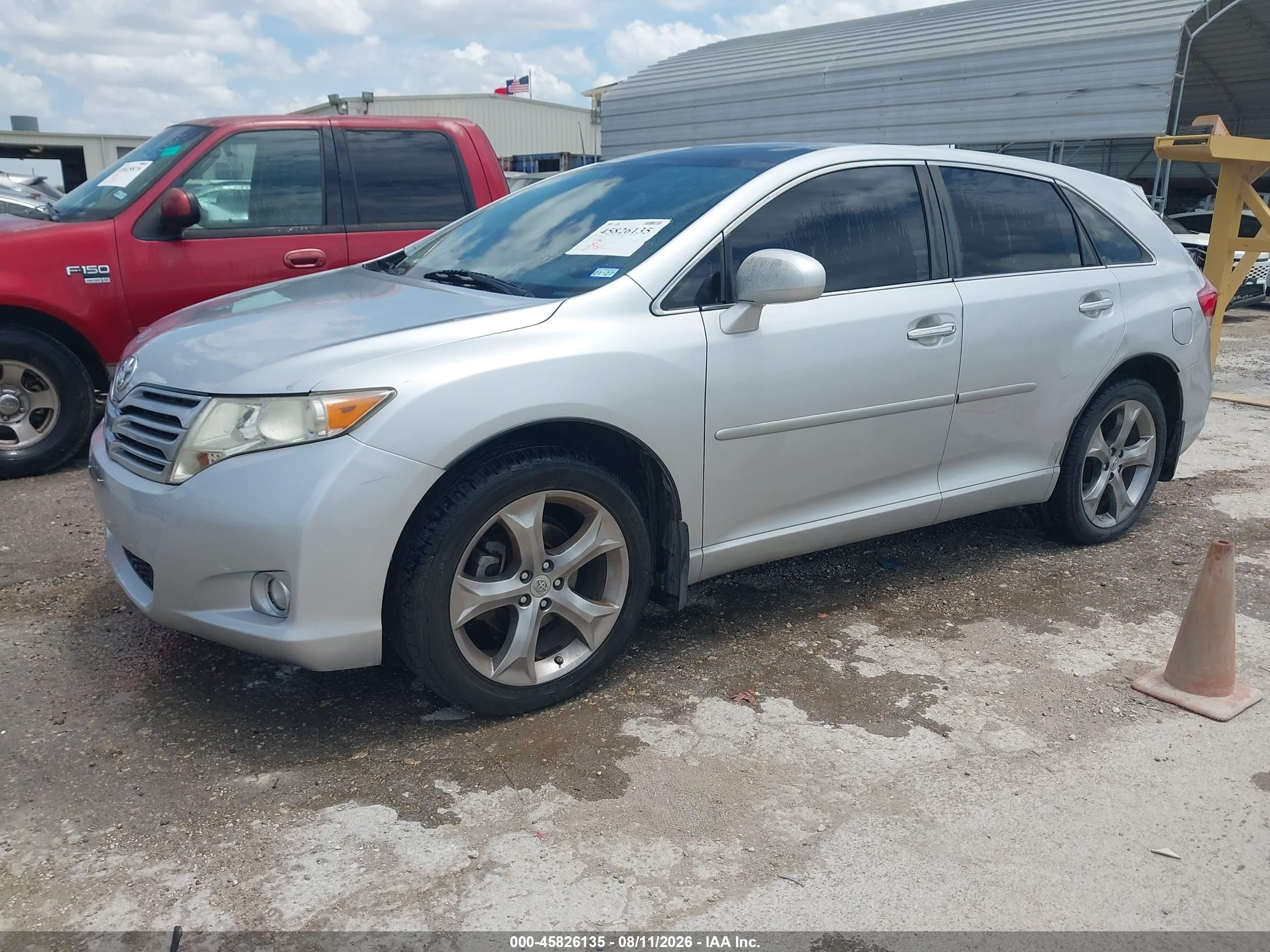 2010 Toyota Venza Base V6 Silver vin: 4T3ZK3BB0AU025964