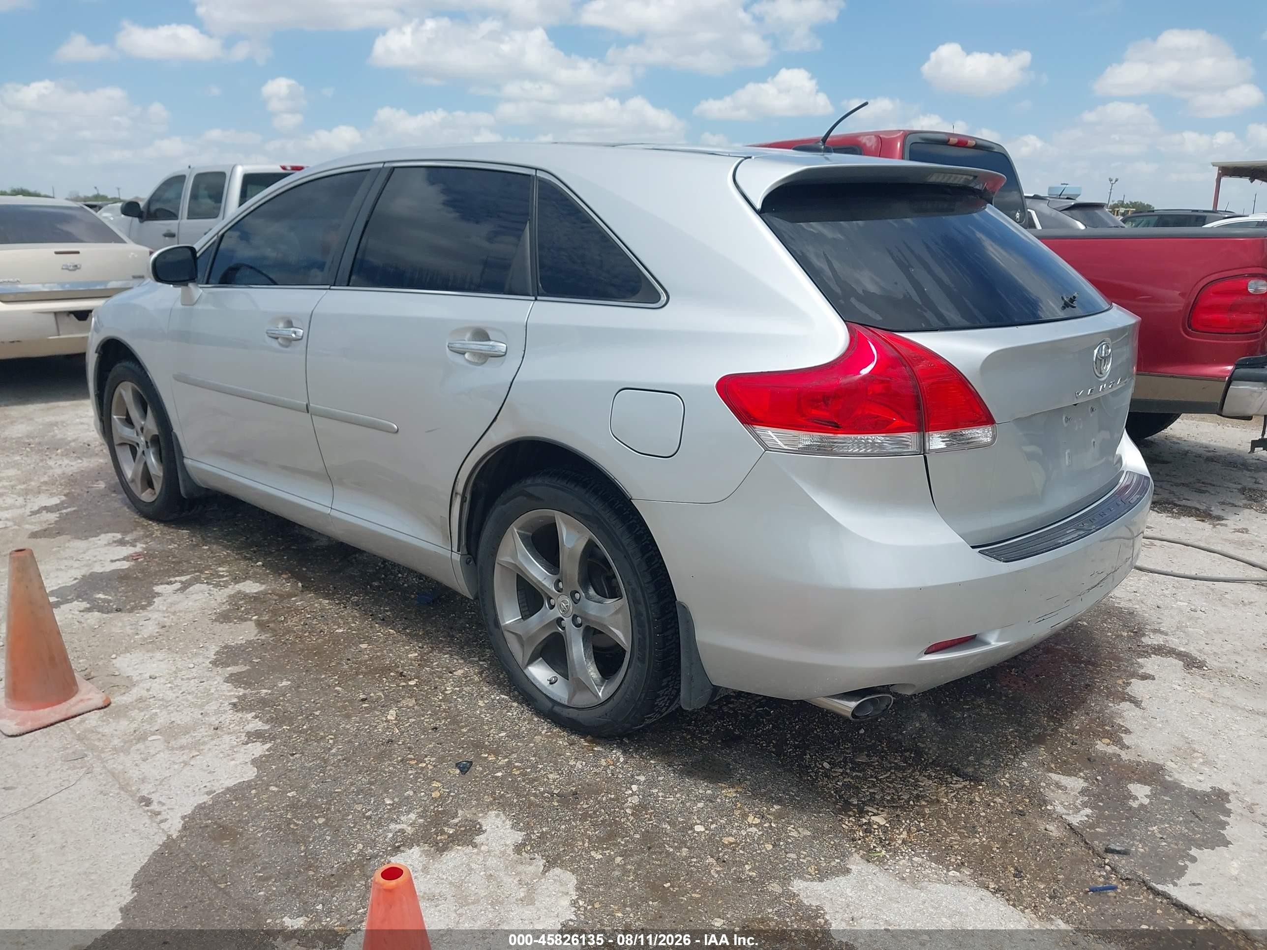 2010 Toyota Venza Base V6 Silver vin: 4T3ZK3BB0AU025964