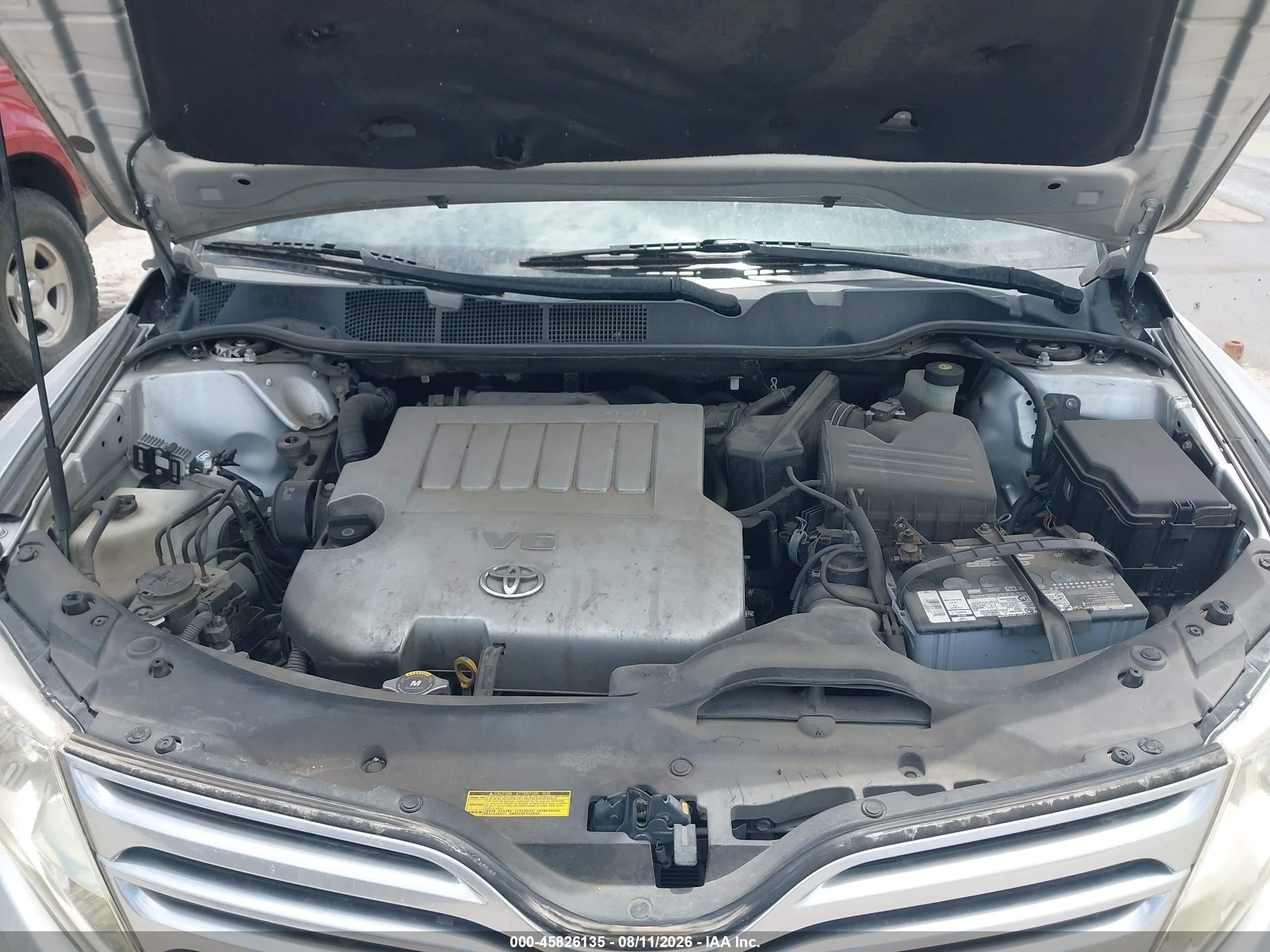 2010 Toyota Venza Base V6 Silver vin: 4T3ZK3BB0AU025964