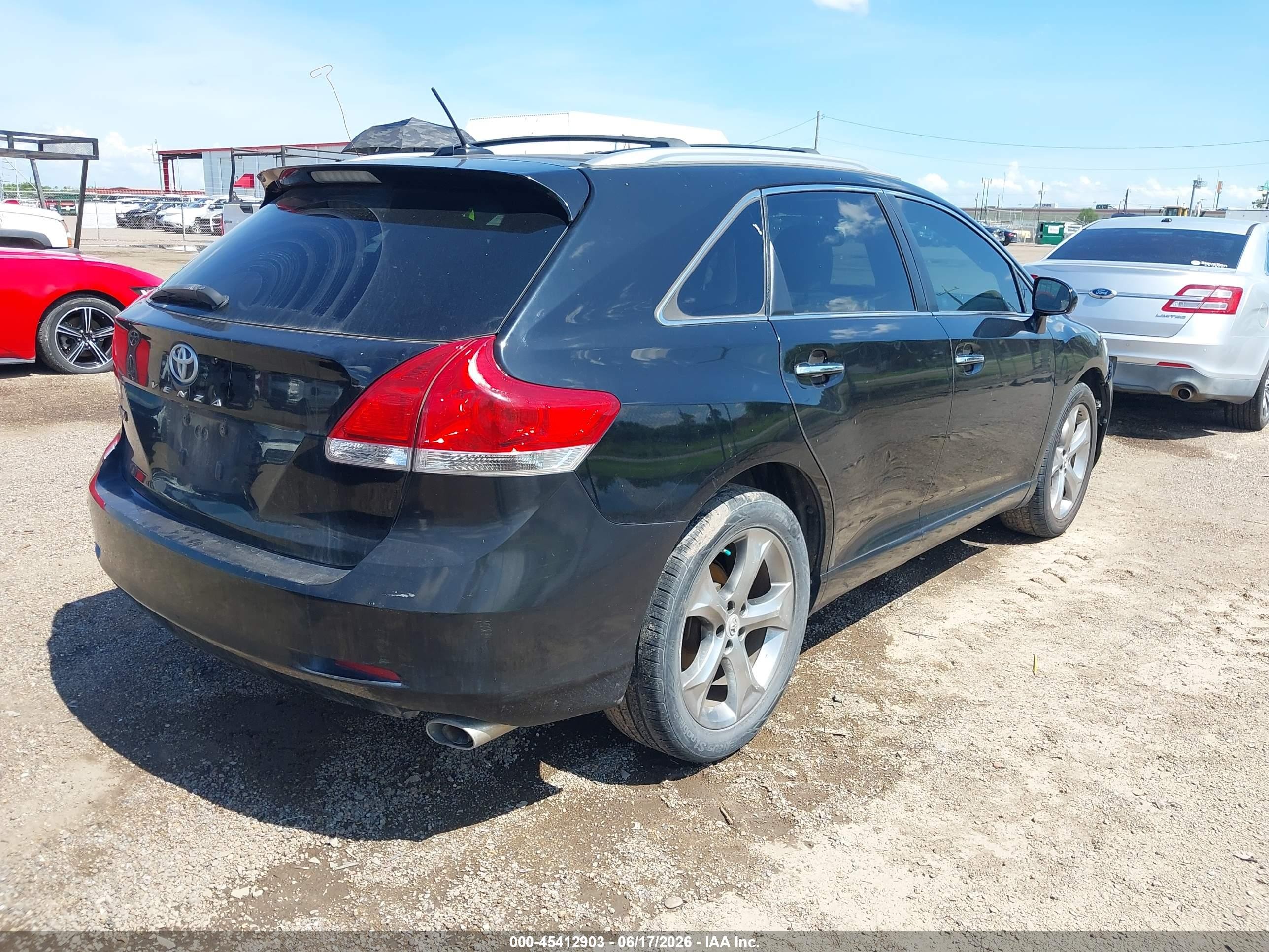 2011 Toyota Venza Base V6 Black vin: 4T3ZK3BB0BU041468