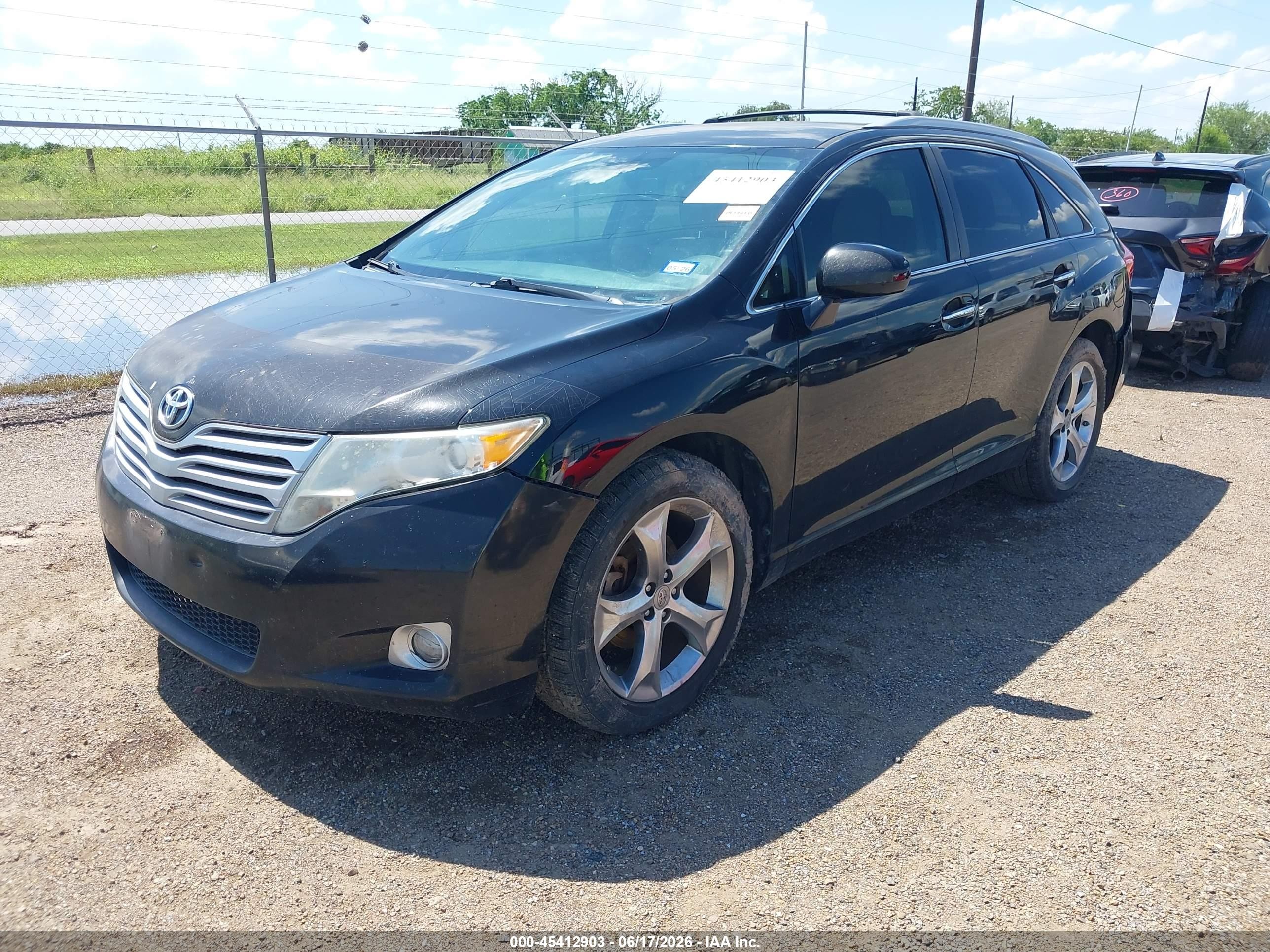 2011 Toyota Venza Base V6 Black vin: 4T3ZK3BB0BU041468