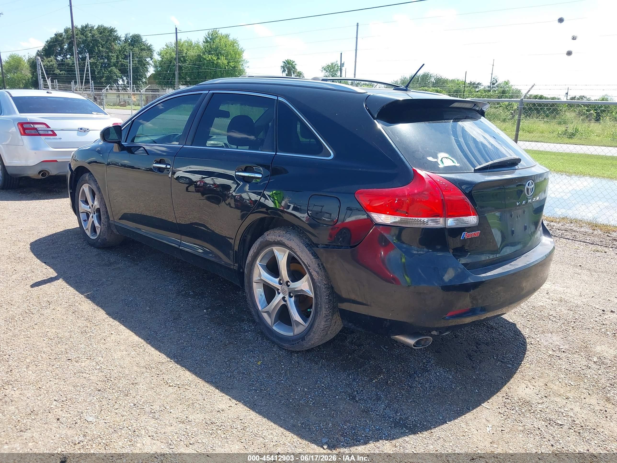 2011 Toyota Venza Base V6 Black vin: 4T3ZK3BB0BU041468