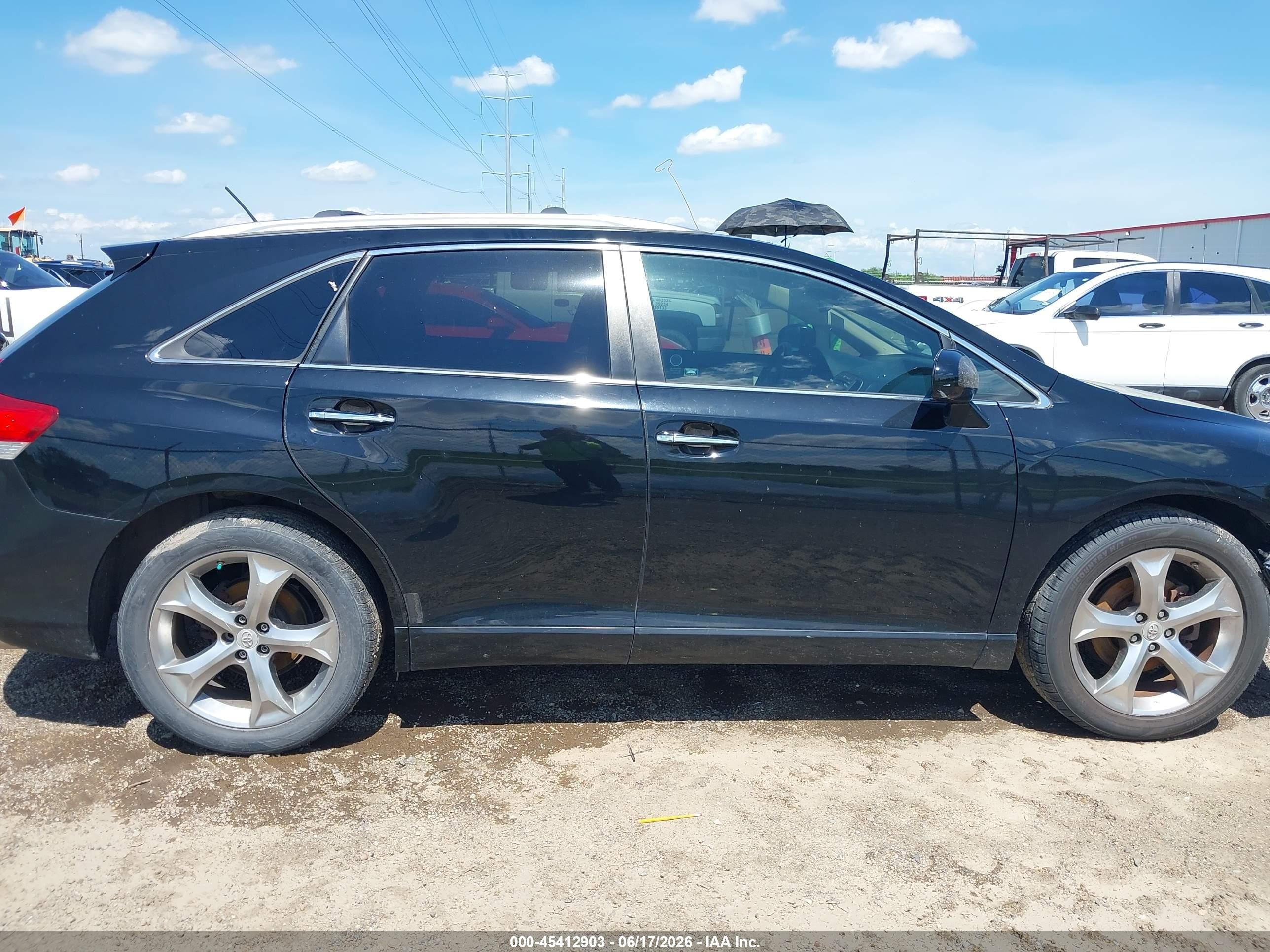 2011 Toyota Venza Base V6 Black vin: 4T3ZK3BB0BU041468