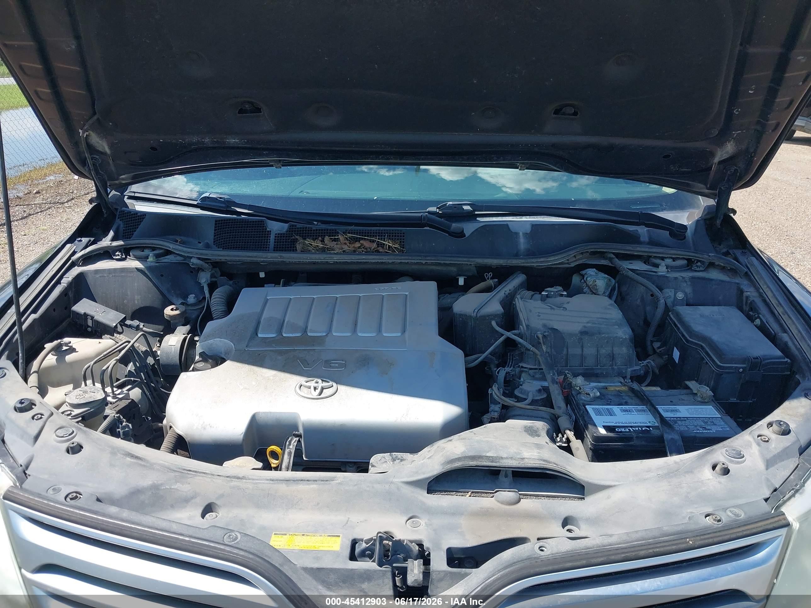 2011 Toyota Venza Base V6 Black vin: 4T3ZK3BB0BU041468