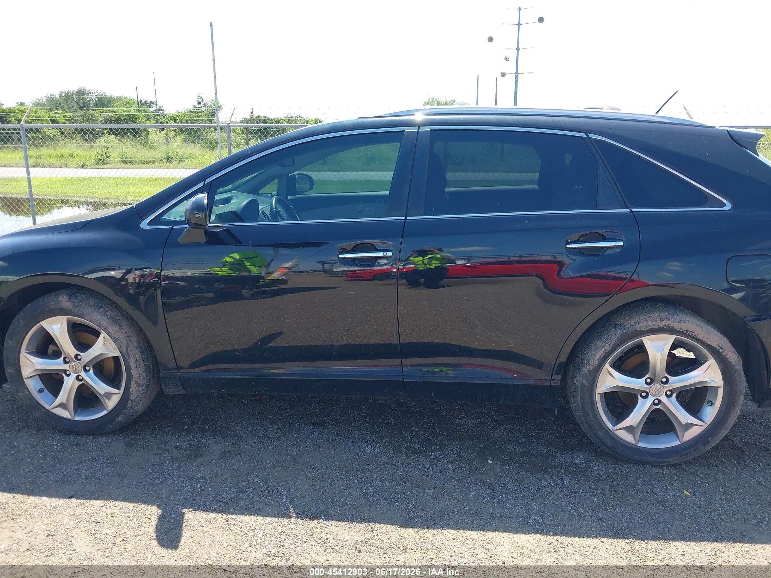 2011 Toyota Venza Base V6 Black vin: 4T3ZK3BB0BU041468