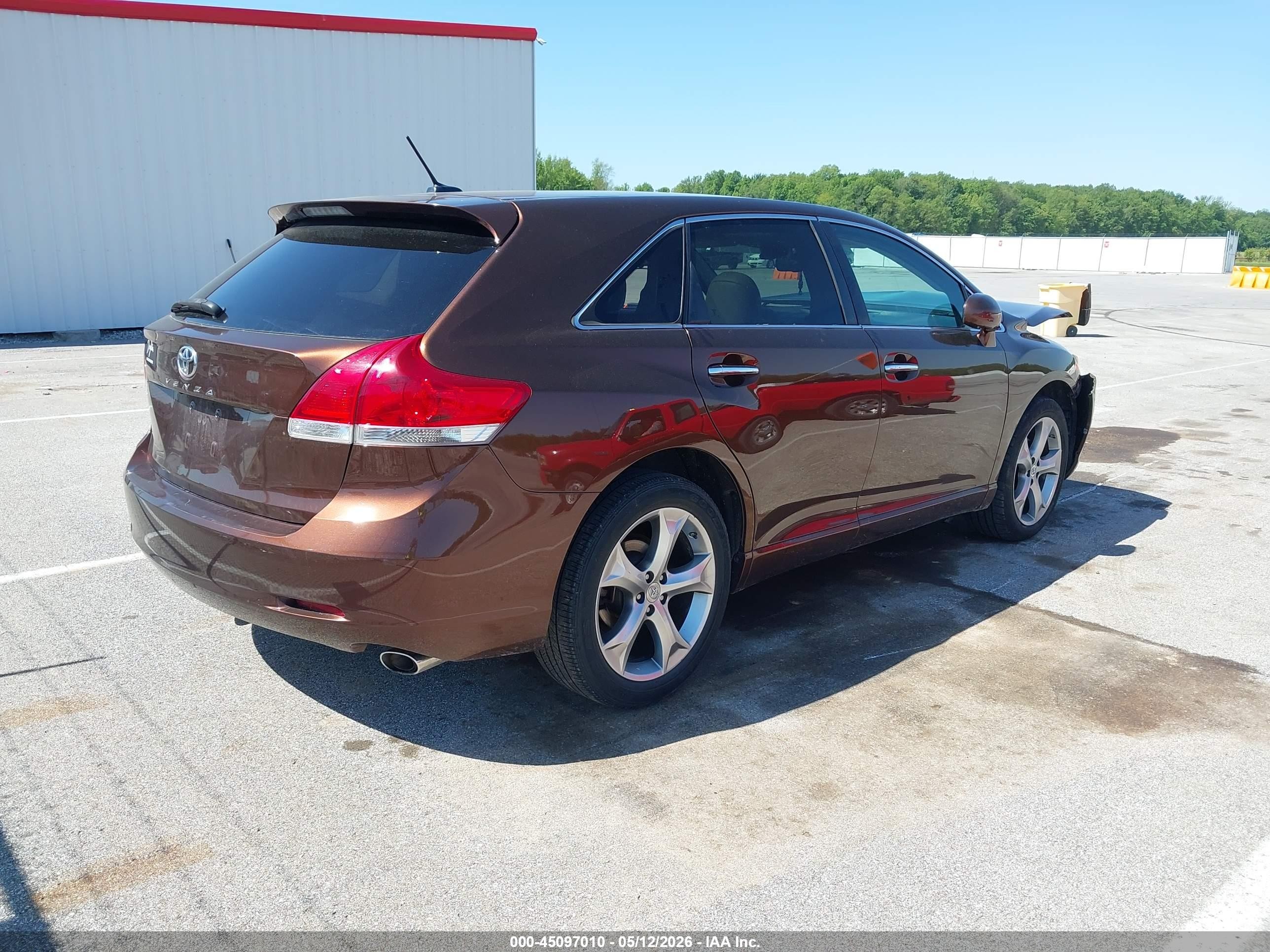 2011 Toyota Venza Base V6 Brown vin: 4T3ZK3BB0BU043902
