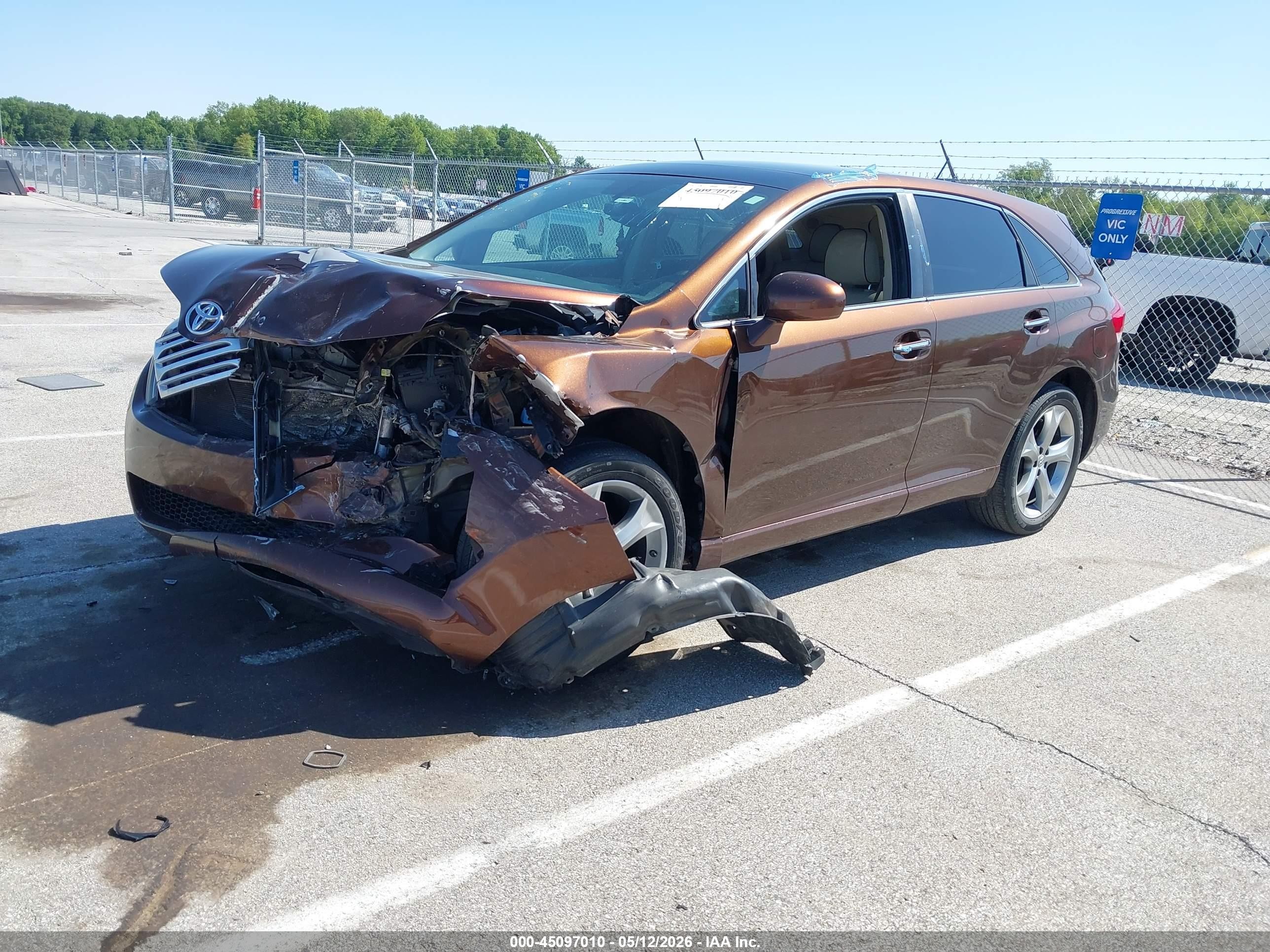 2011 Toyota Venza Base V6 Brown vin: 4T3ZK3BB0BU043902