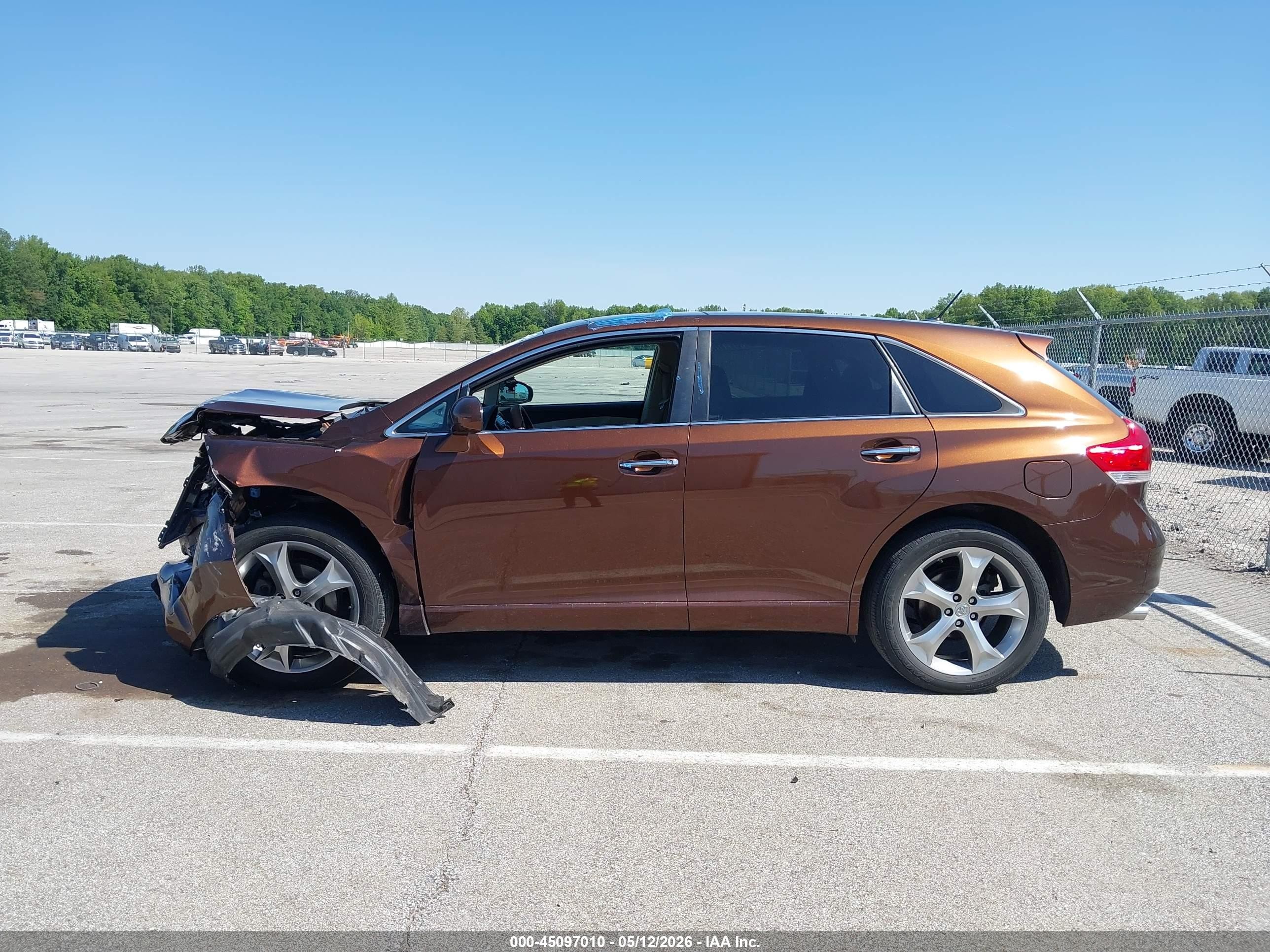 2011 Toyota Venza Base V6 Brown vin: 4T3ZK3BB0BU043902