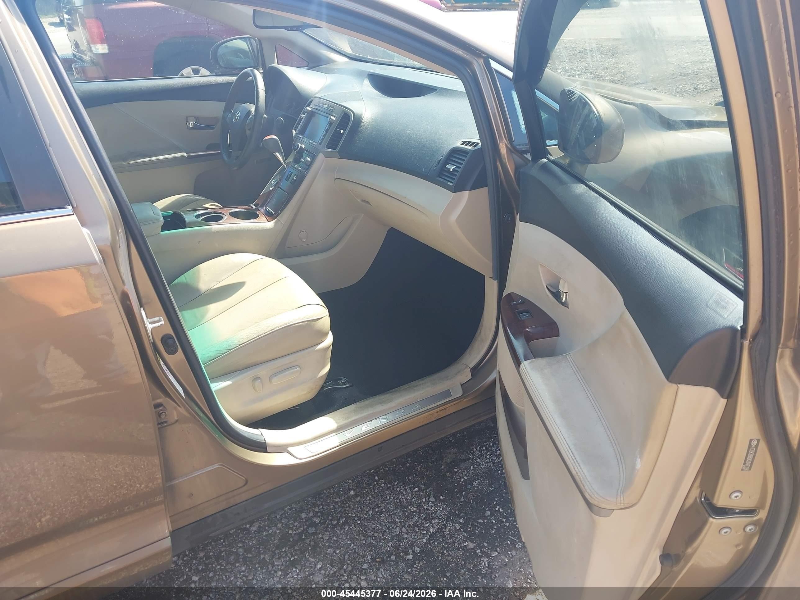 2012 Toyota Venza Xle V6 Brown vin: 4T3ZK3BB0CU047336