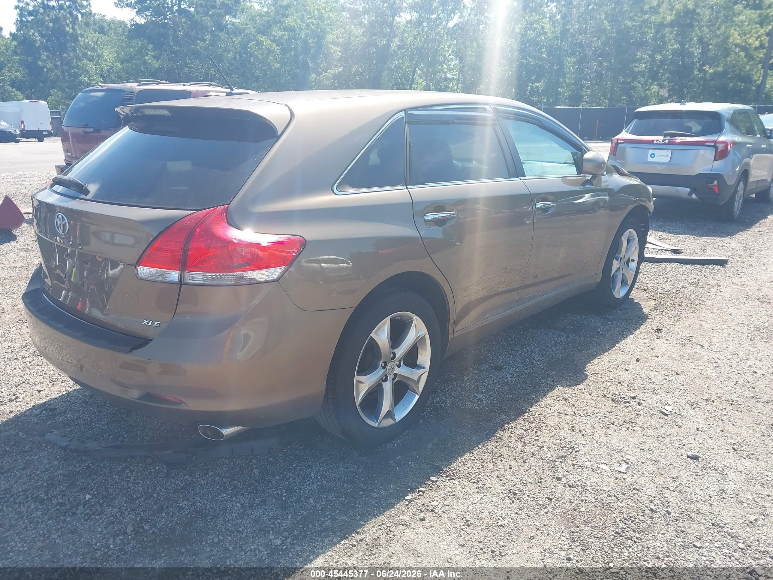 2012 Toyota Venza Xle V6 Brown vin: 4T3ZK3BB0CU047336