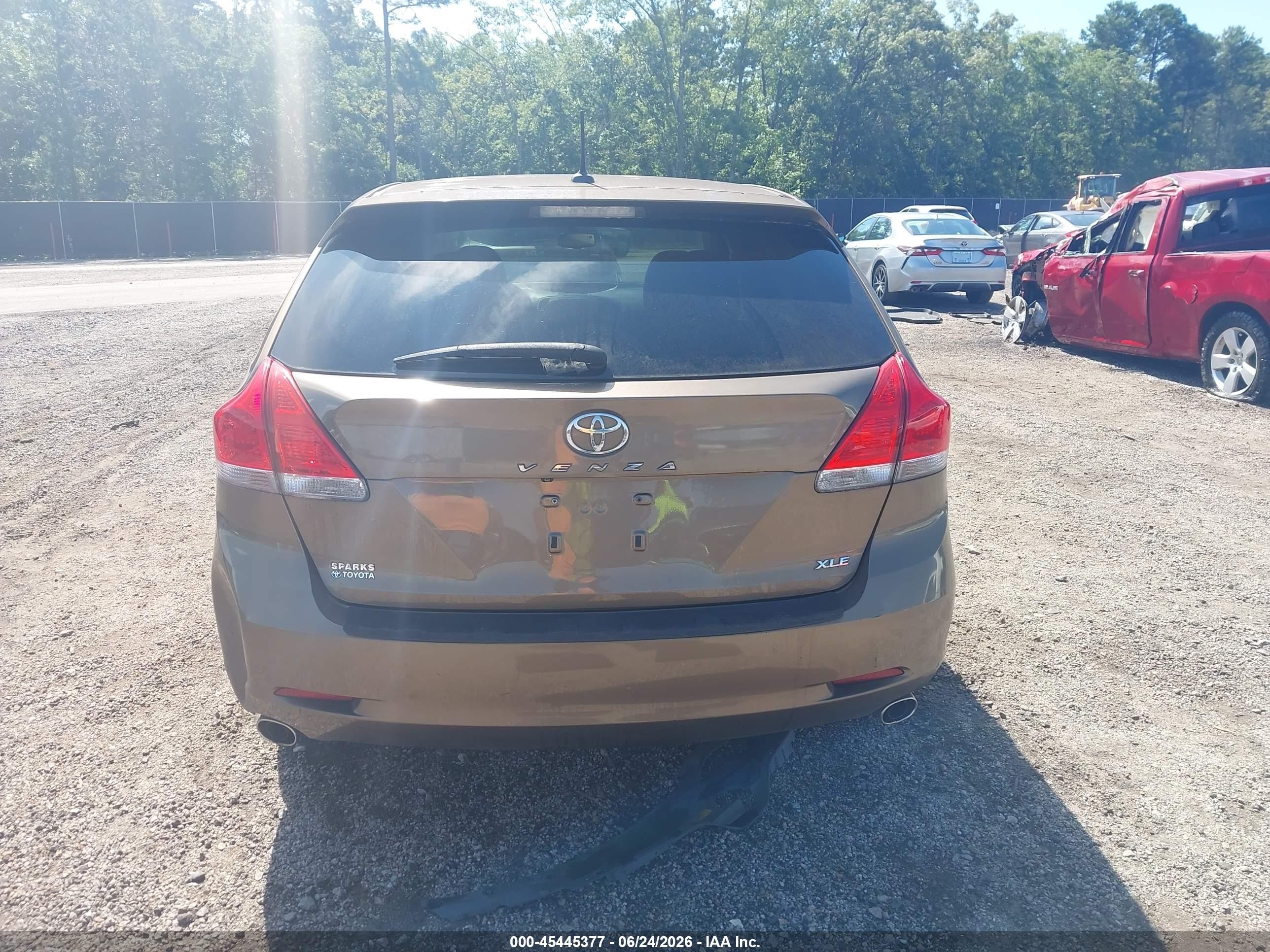 2012 Toyota Venza Xle V6 Brown vin: 4T3ZK3BB0CU047336