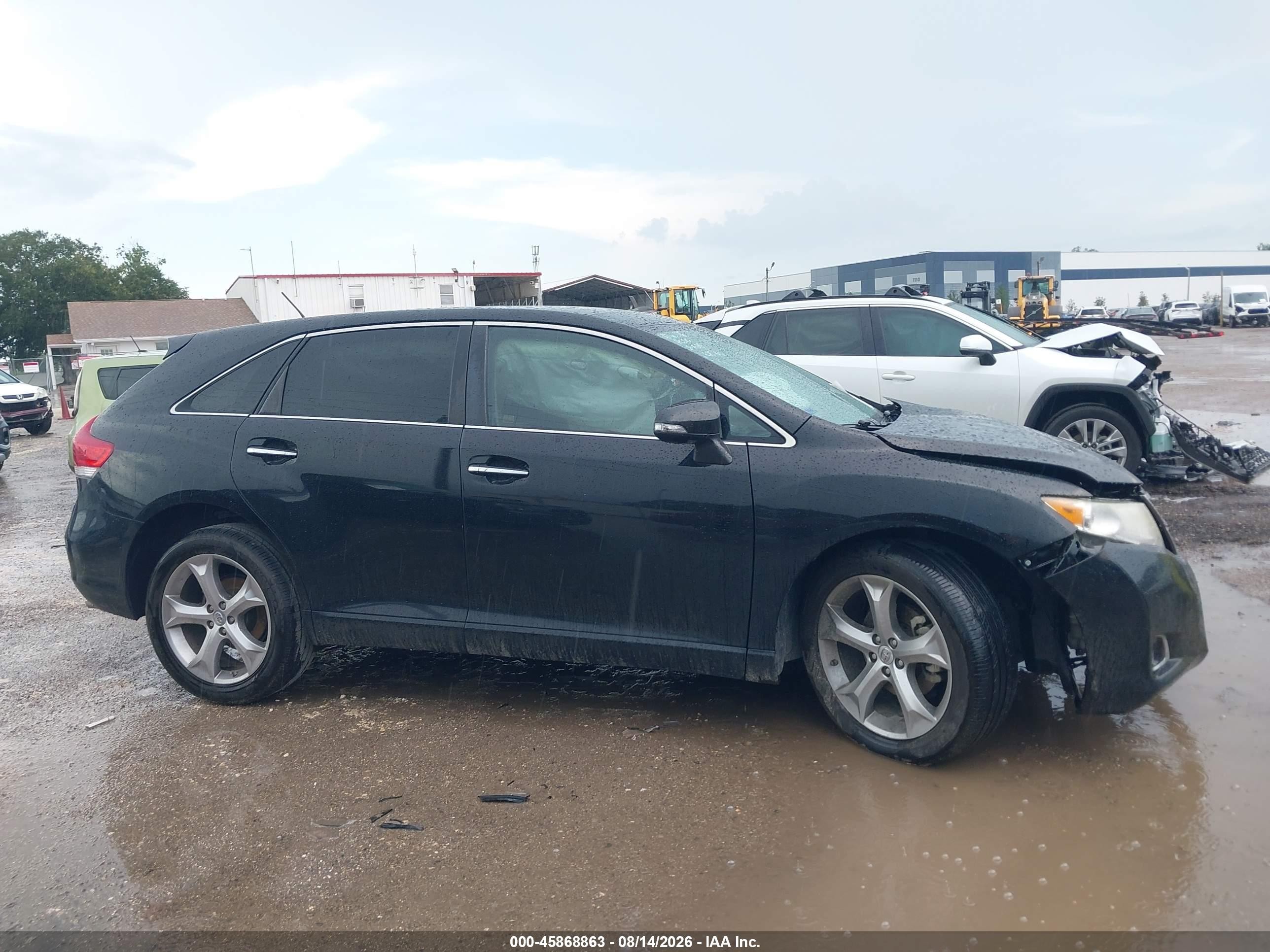 2013 Toyota Venza Xle V6 Black vin: 4T3ZK3BB0DU058399