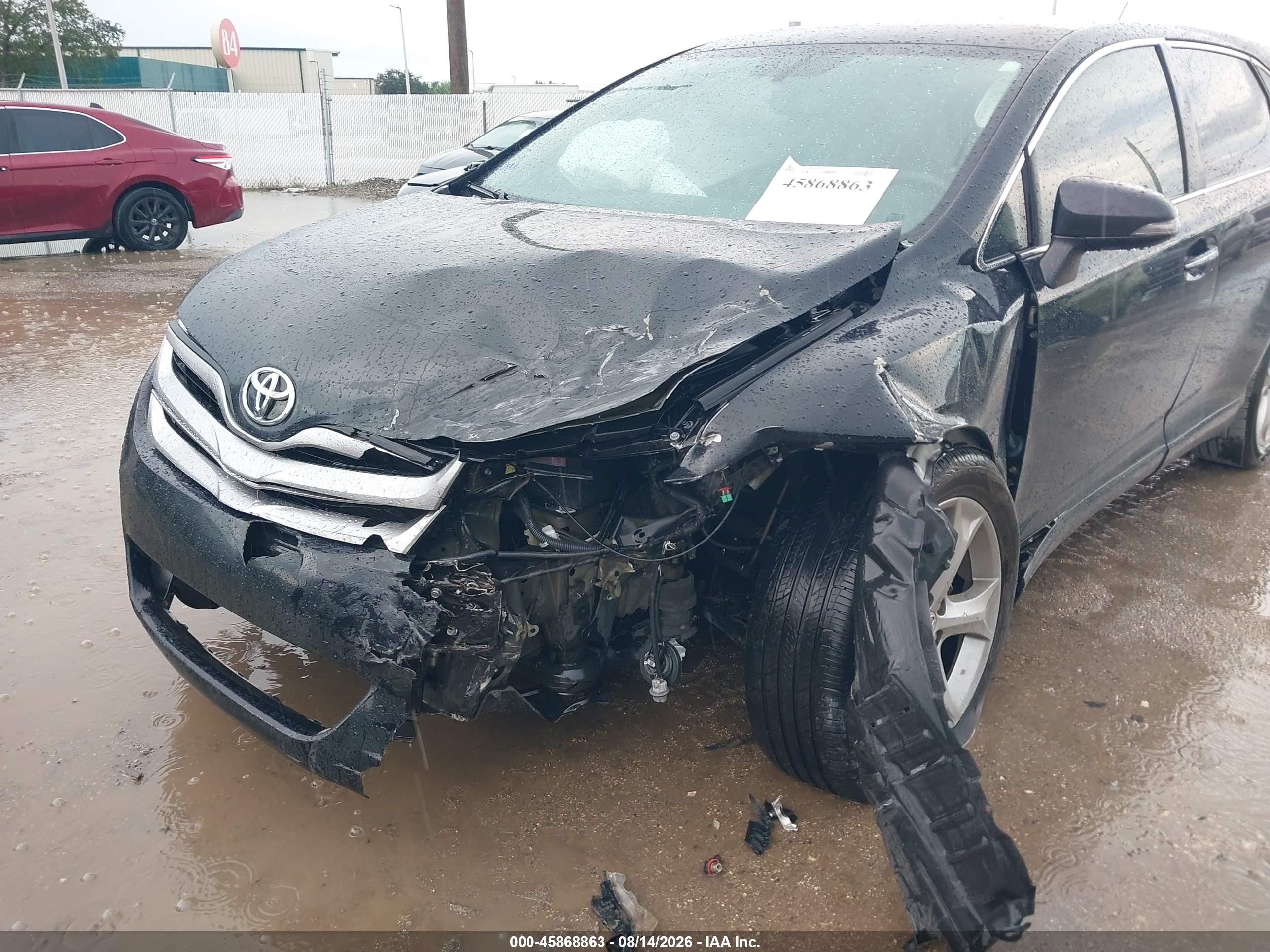 2013 Toyota Venza Xle V6 Black vin: 4T3ZK3BB0DU058399