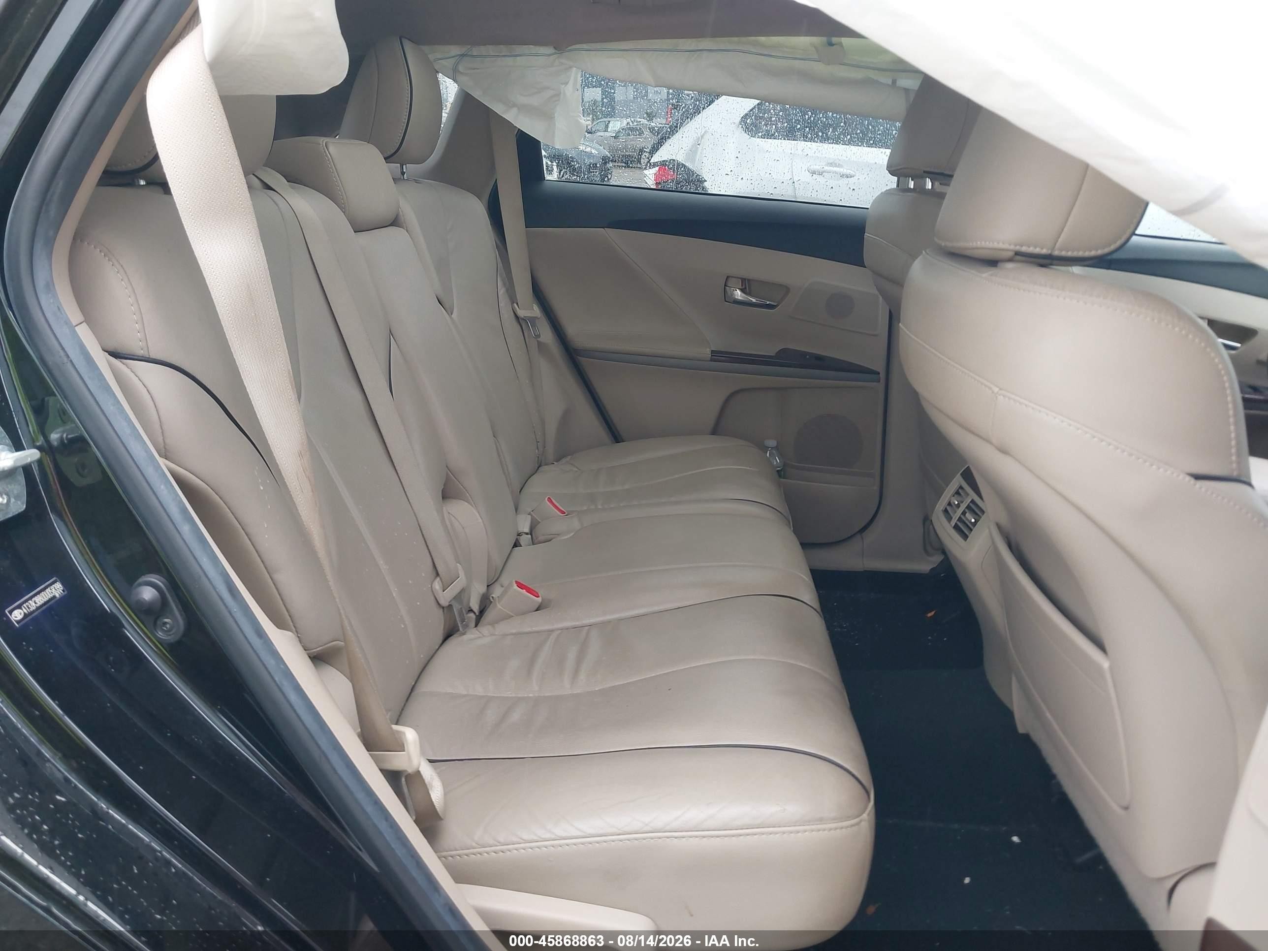 2013 Toyota Venza Xle V6 Black vin: 4T3ZK3BB0DU058399