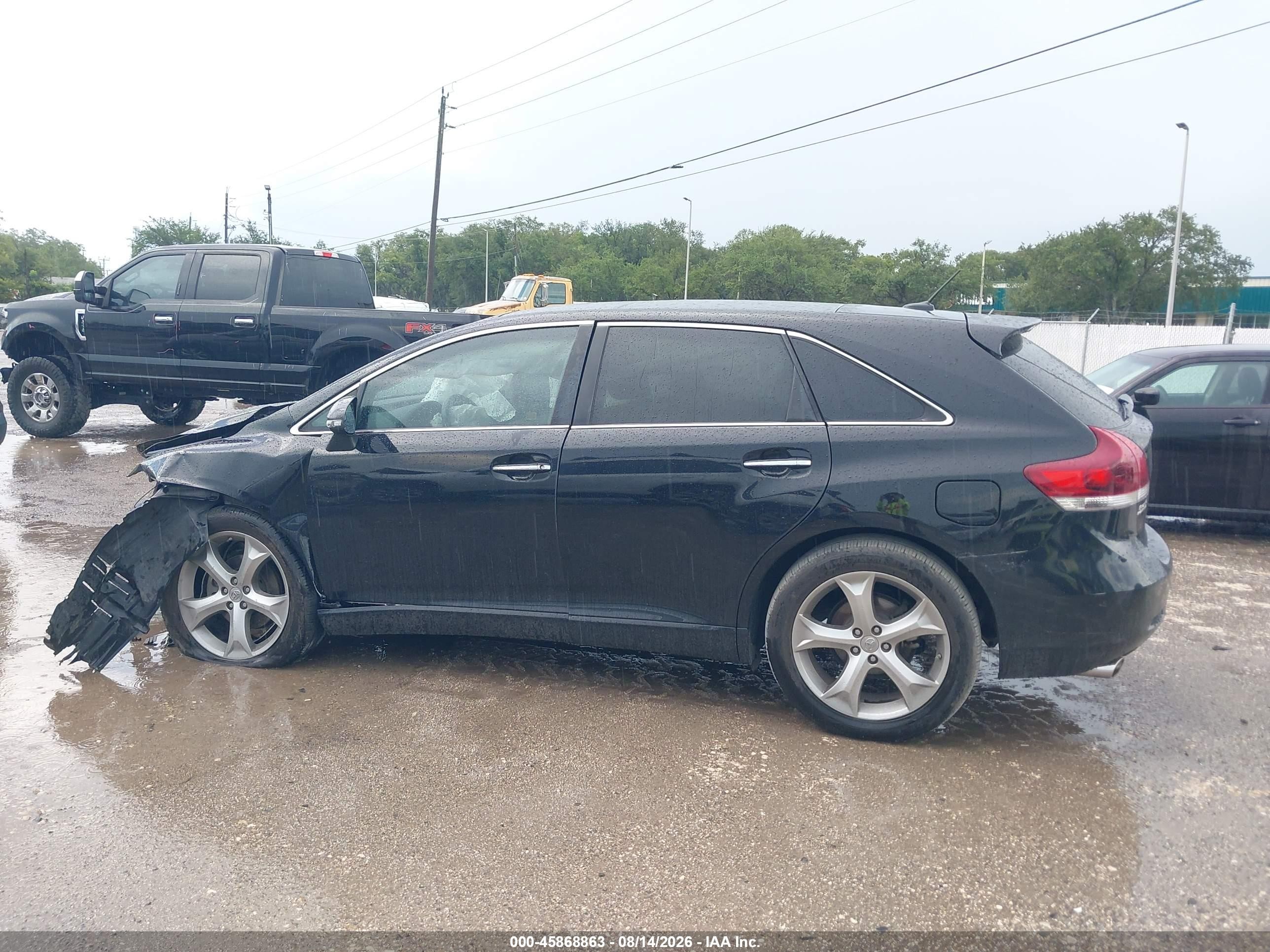 2013 Toyota Venza Xle V6 Black vin: 4T3ZK3BB0DU058399
