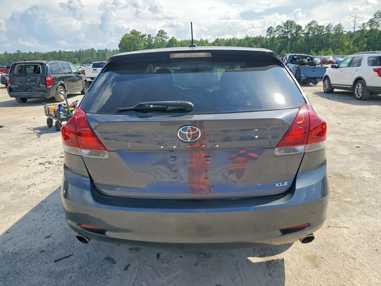 2013 Toyota Venza Xle Gray vin: 4T3ZK3BB0DU059133