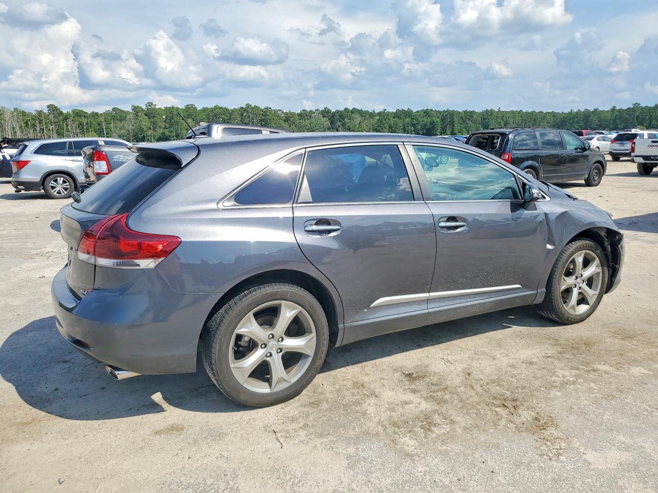 2013 Toyota Venza Xle Gray vin: 4T3ZK3BB0DU059133