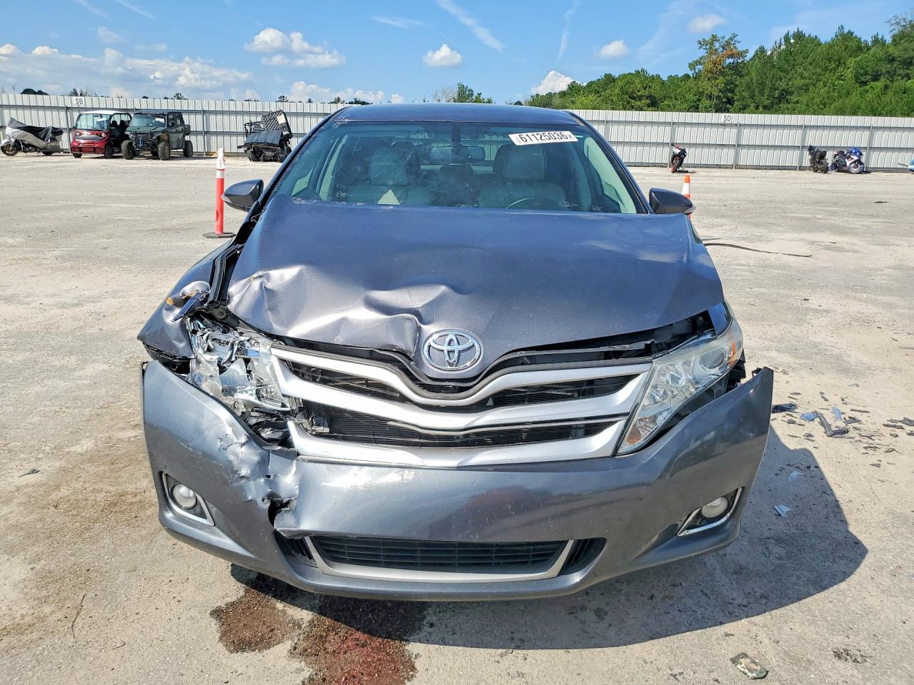 2013 Toyota Venza Xle Gray vin: 4T3ZK3BB0DU059133