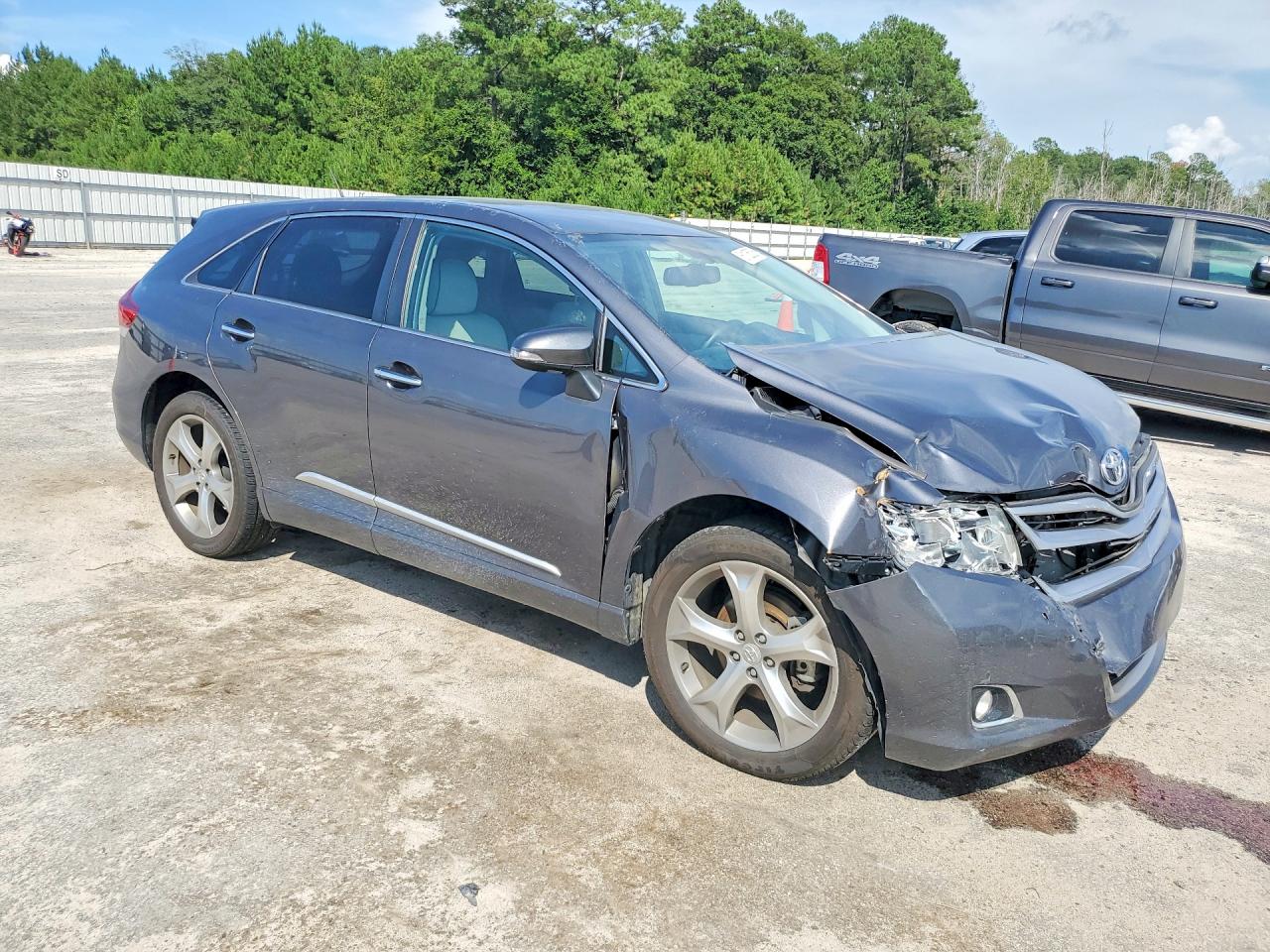 2013 Toyota Venza Xle Gray vin: 4T3ZK3BB0DU059133