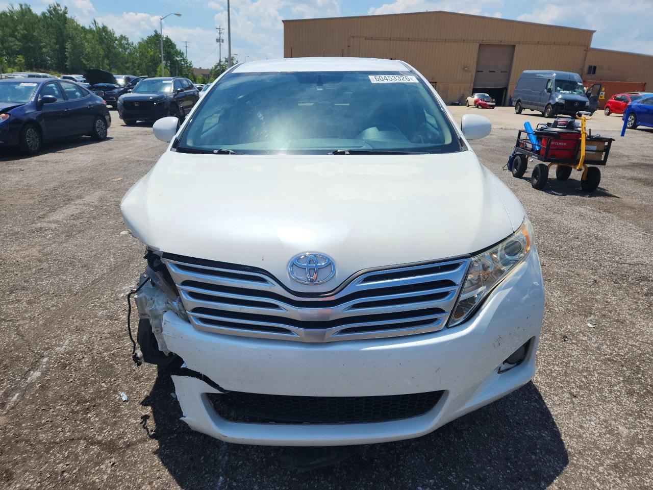2010 Toyota Venza Fwd V6 White vin: 4T3ZK3BB1AU030672