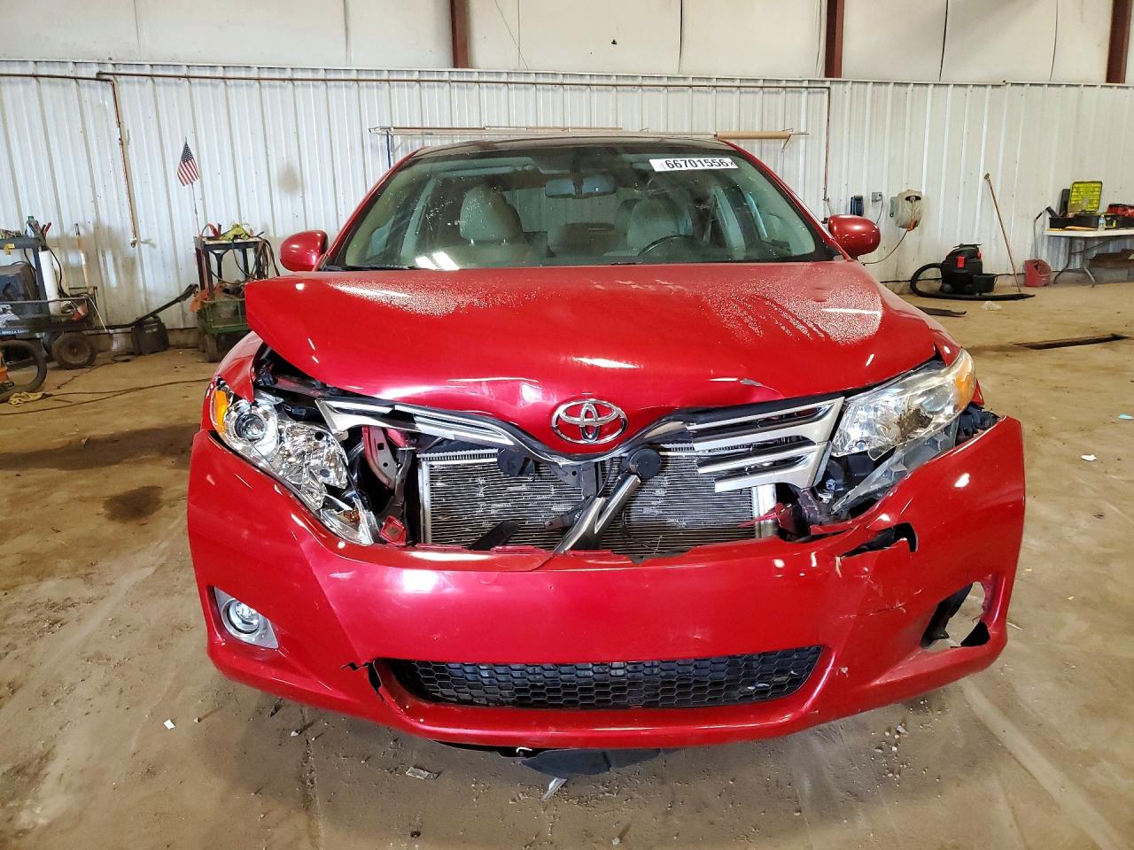 2010 Toyota Venza Fwd V6 Burgundy vin: 4T3ZK3BB1AU031479