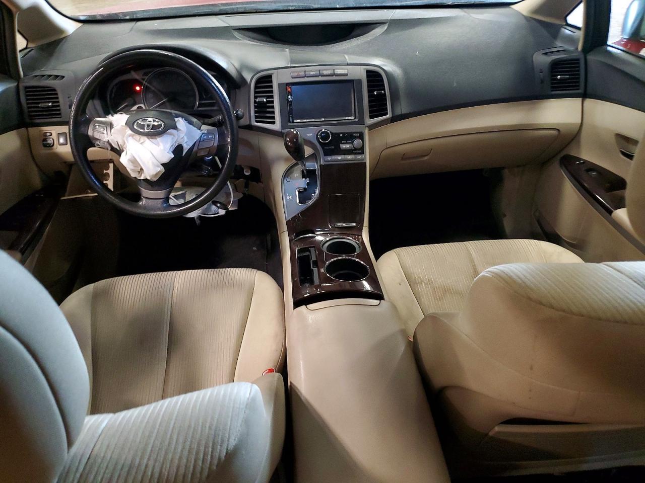 2010 Toyota Venza Fwd V6 Burgundy vin: 4T3ZK3BB1AU031479