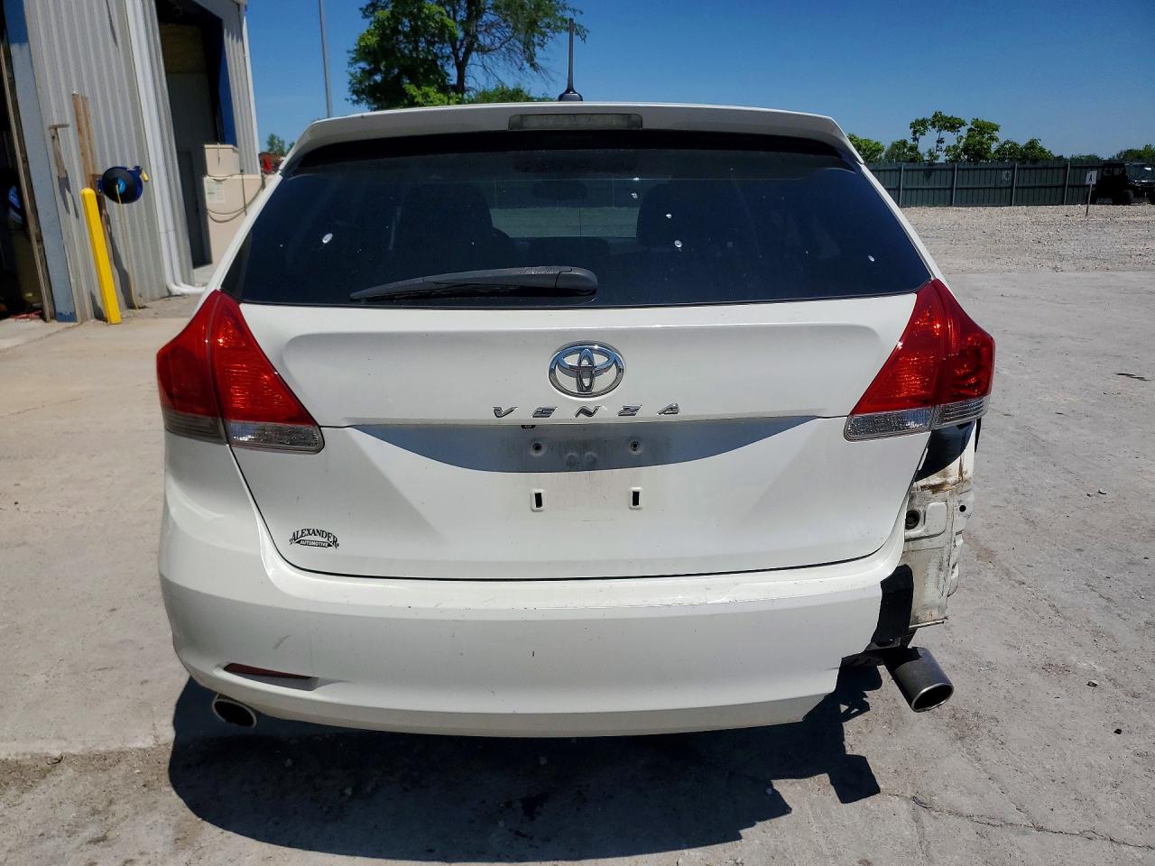 2011 Toyota Venza Fwd V6 White vin: 4T3ZK3BB1BU035503