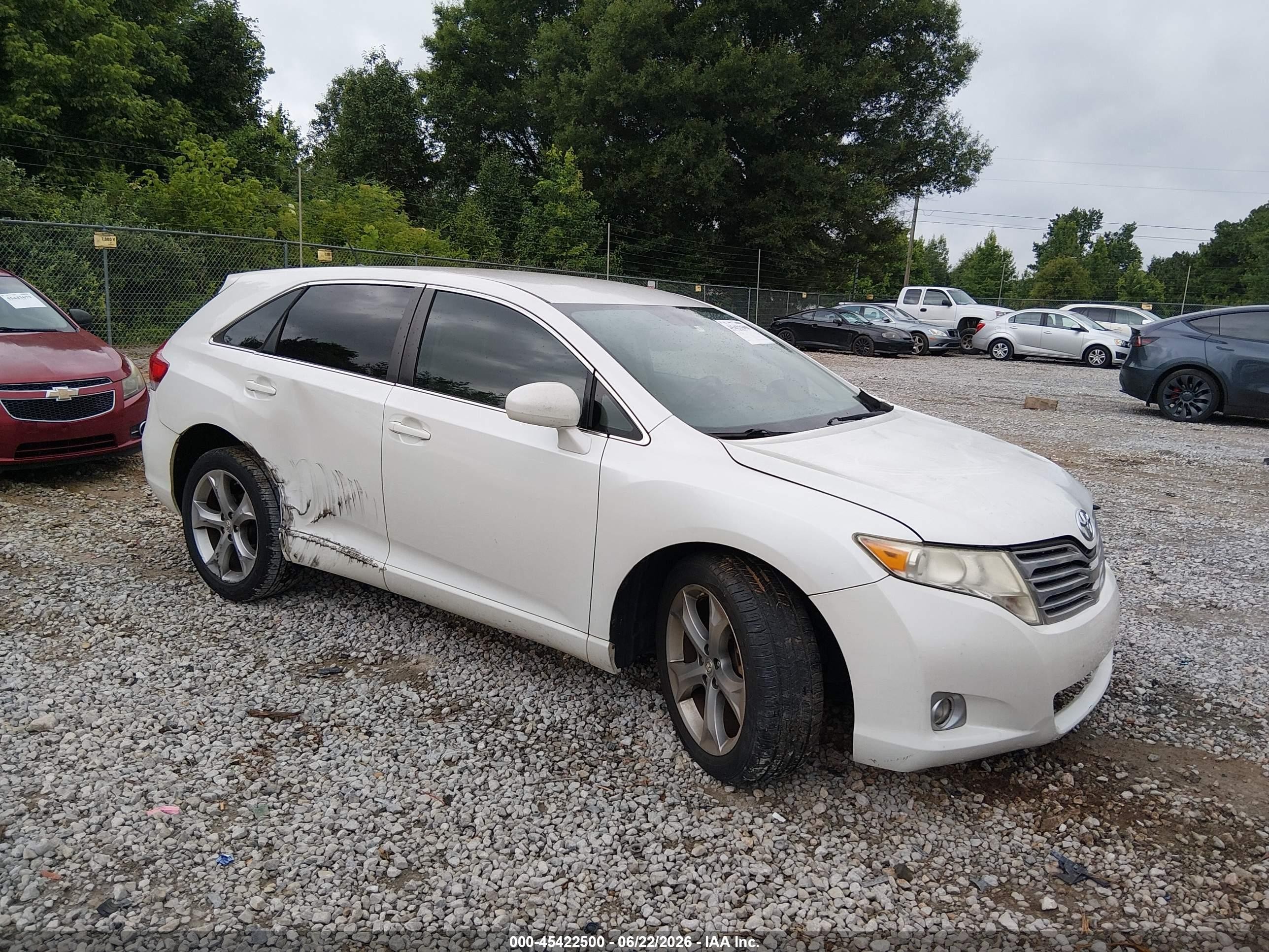 2012 Toyota Venza Le V6 Белый vin: 4T3ZK3BB1CU046826