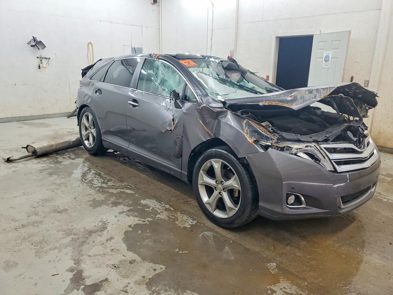 2014 Toyota Venza Limited Gray vin: 4T3ZK3BB1EU063743