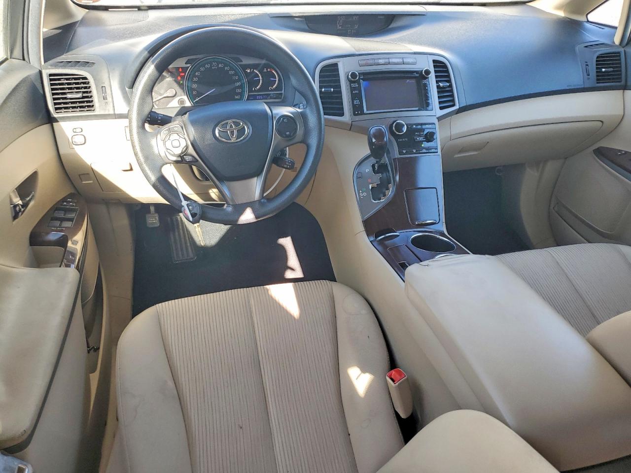 2014 Toyota Venza Le White vin: 4T3ZK3BB1EU064472