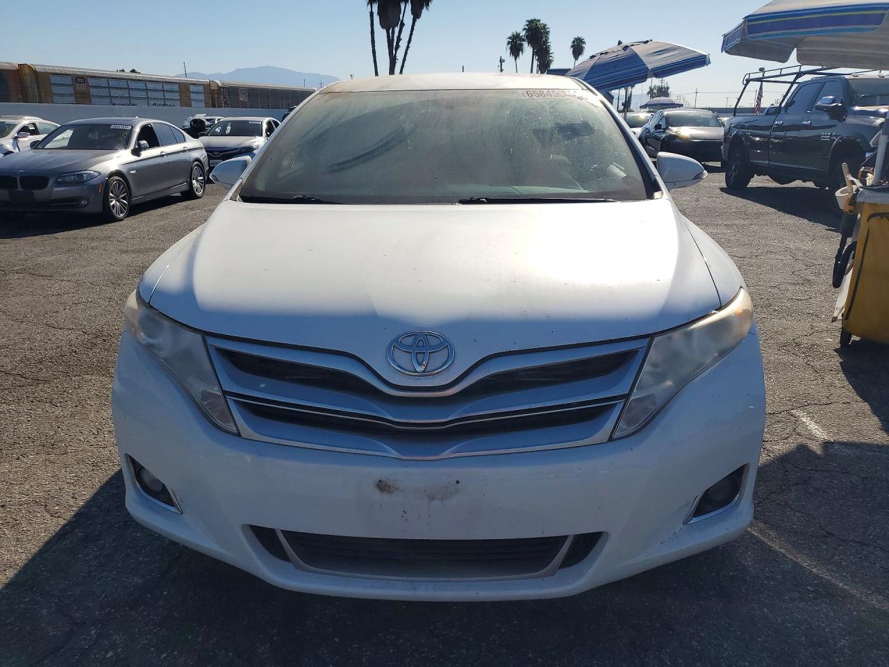 2014 Toyota Venza Le White vin: 4T3ZK3BB1EU064472