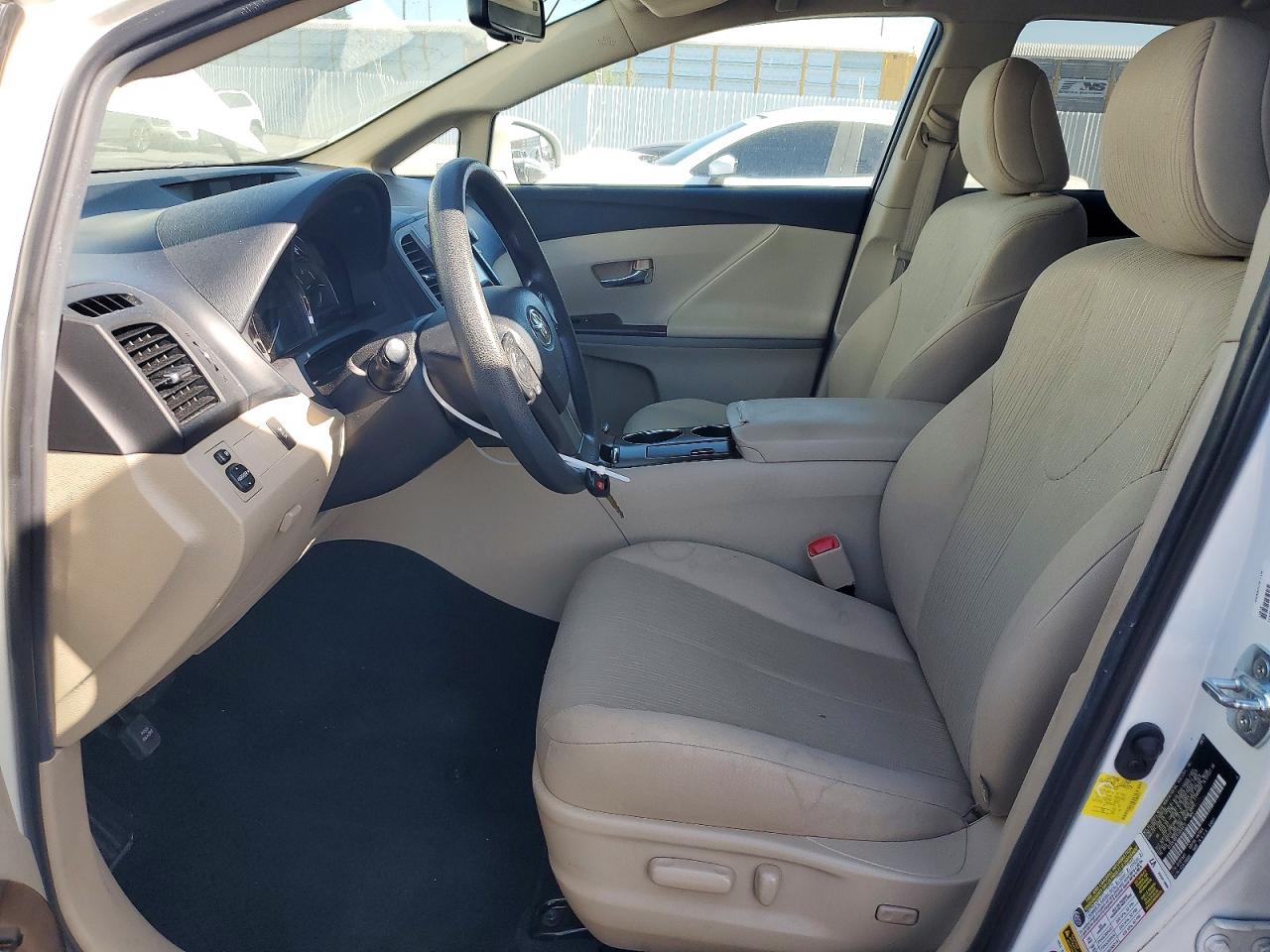 2014 Toyota Venza Le White vin: 4T3ZK3BB1EU064472