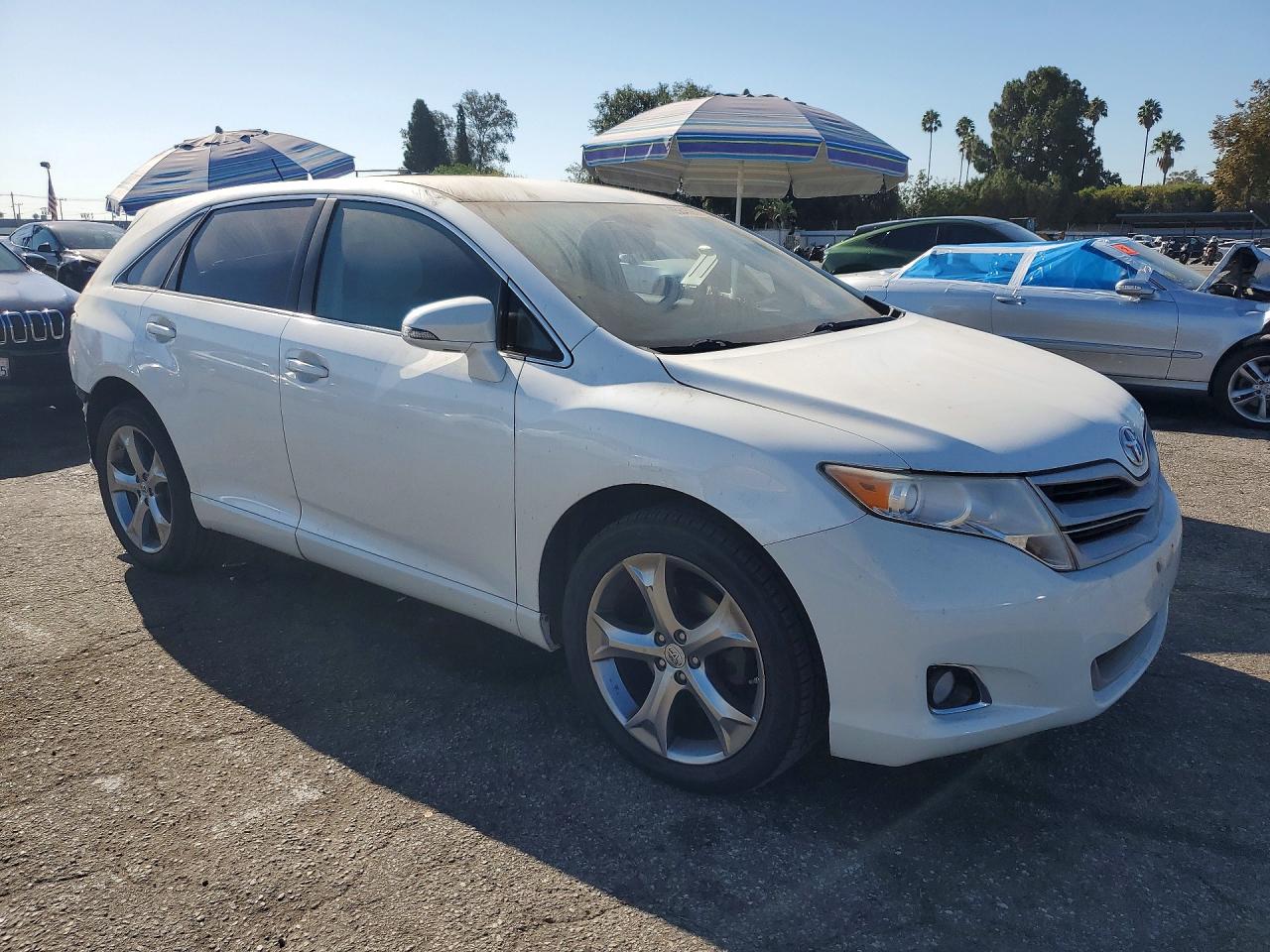 2014 Toyota Venza Le White vin: 4T3ZK3BB1EU064472