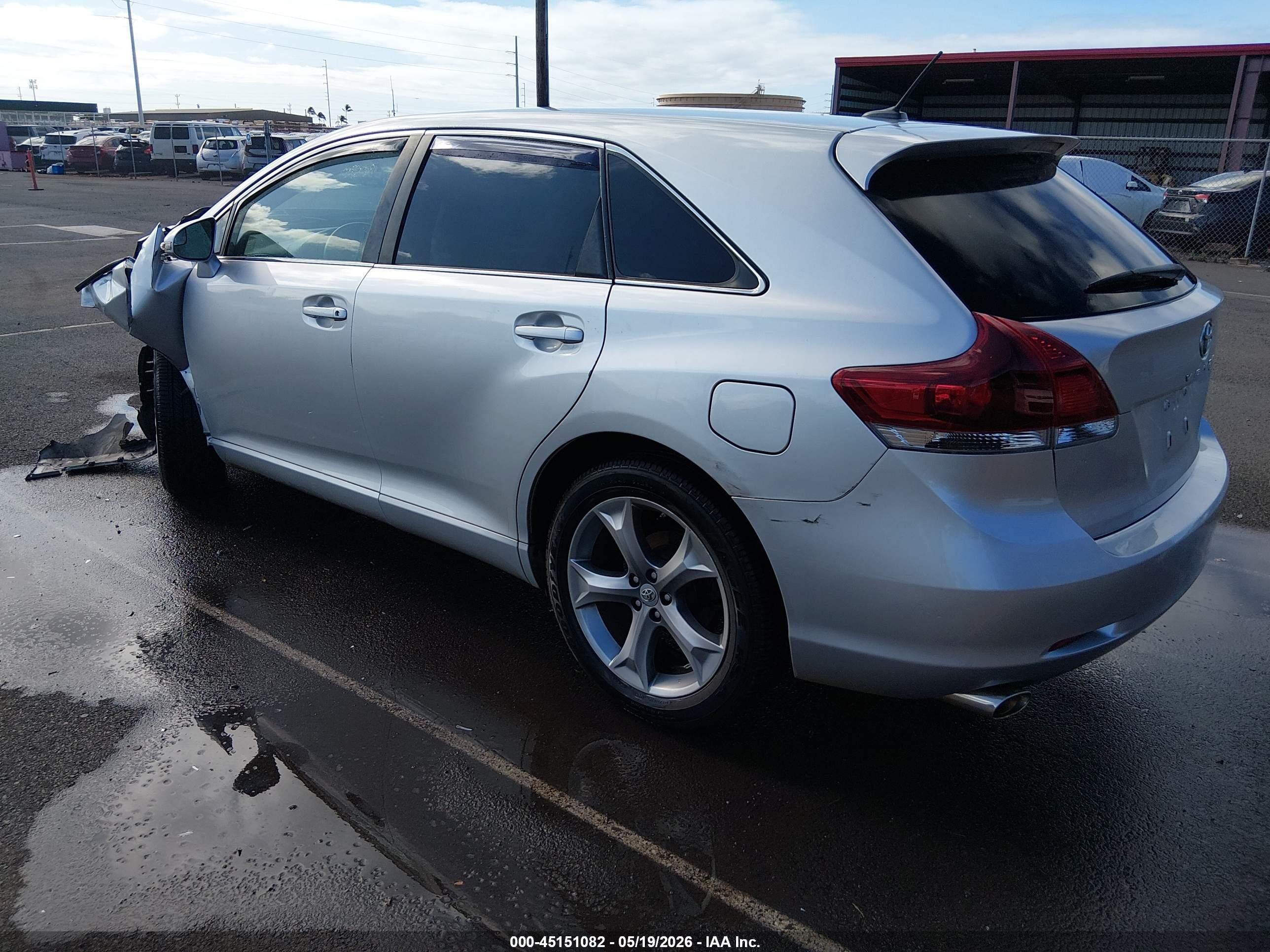 2014 Toyota Venza Xle V6 Silver vin: 4T3ZK3BB1EU065847