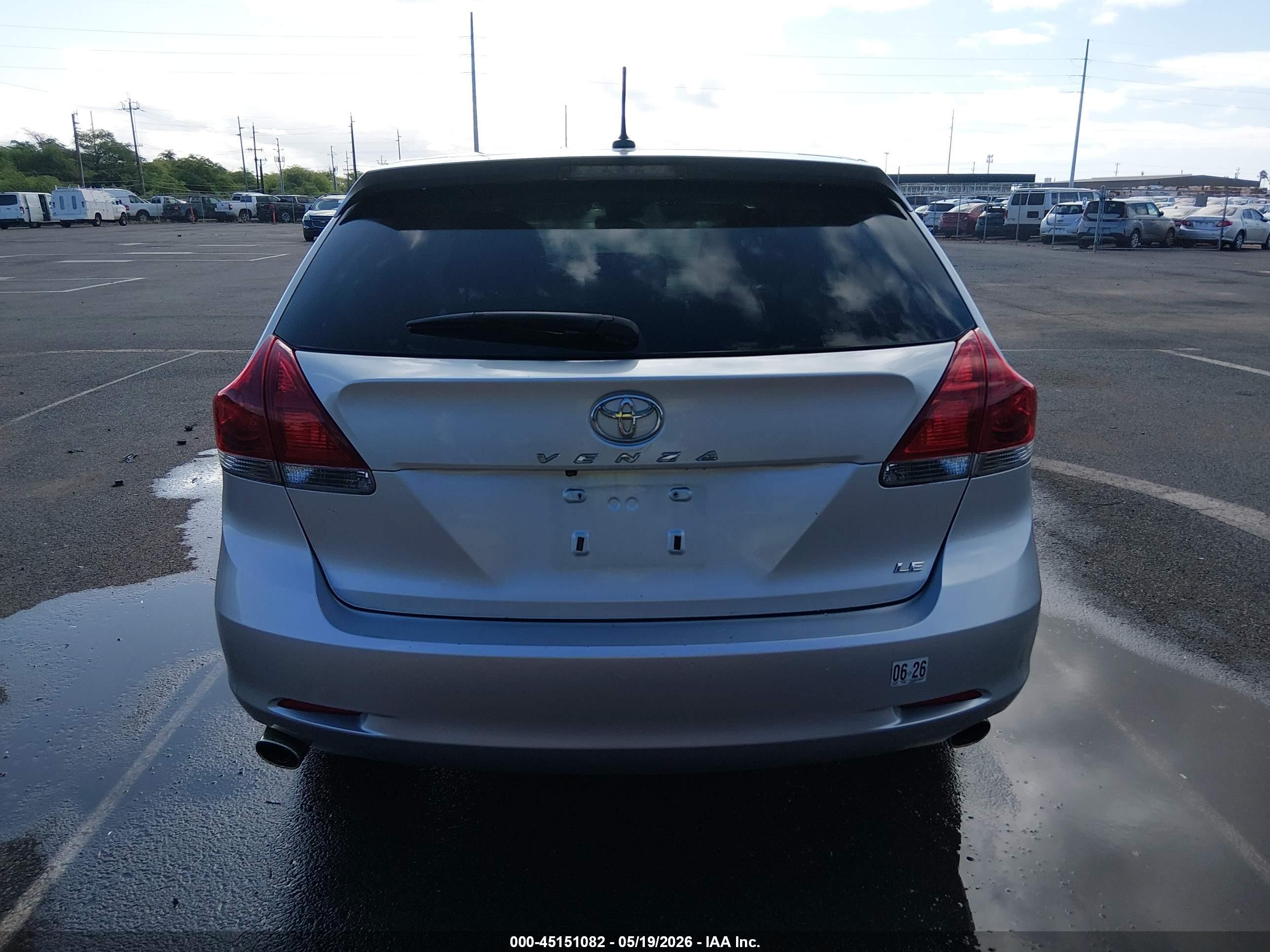 2014 Toyota Venza Xle V6 Silver vin: 4T3ZK3BB1EU065847